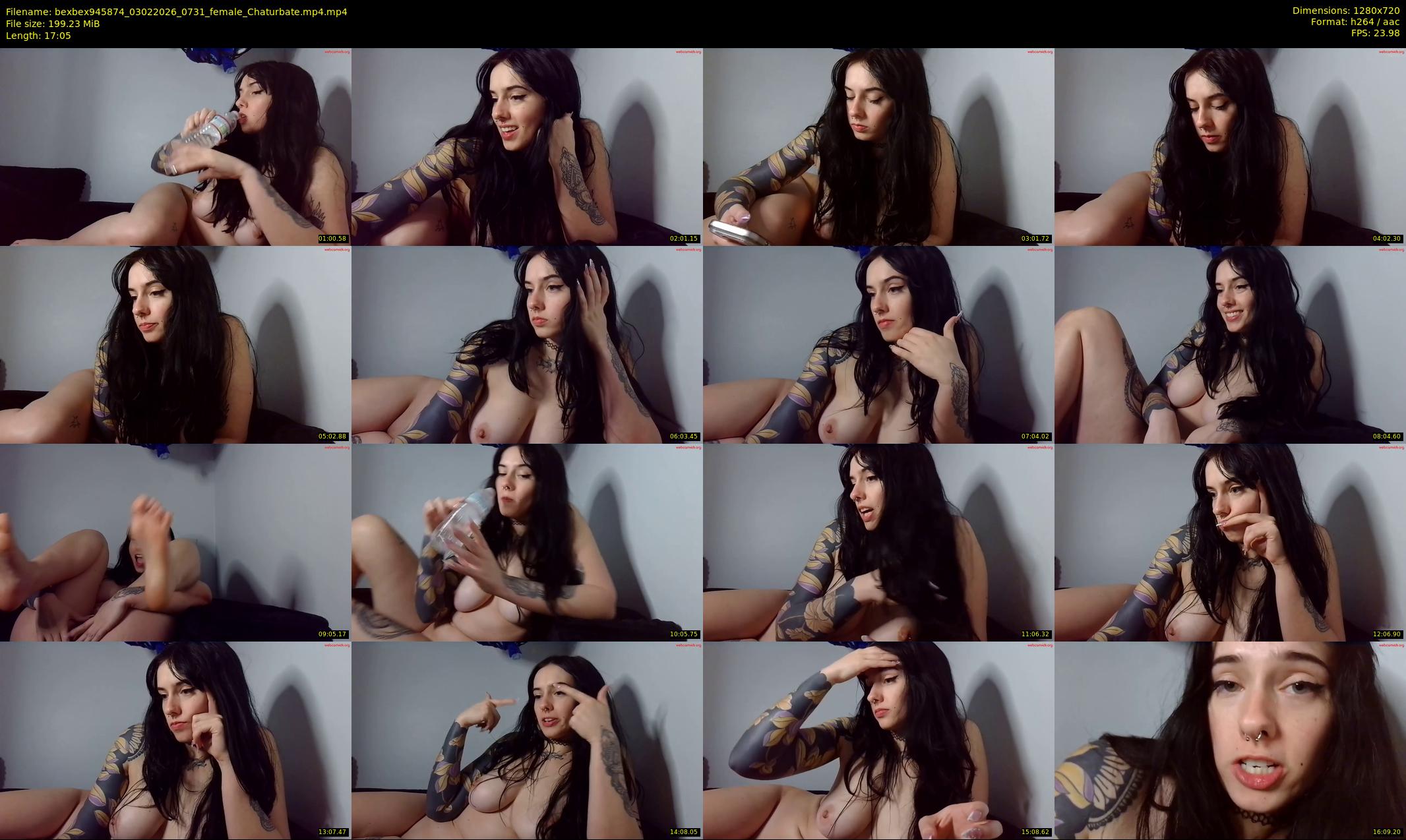 bexbex945874 — 18 minute Chaturbate female cam show recording, 720p, Feb 3, 2026