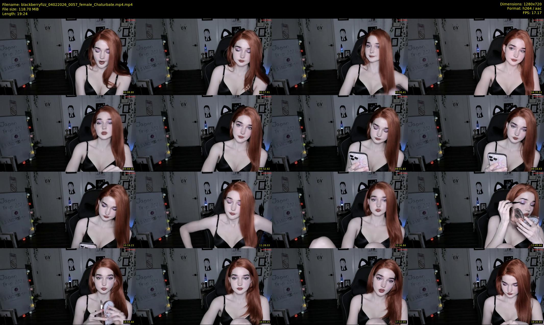 blackberryfizz — 20 minute Chaturbate female cam show recording, 720p, Feb 4, 2026