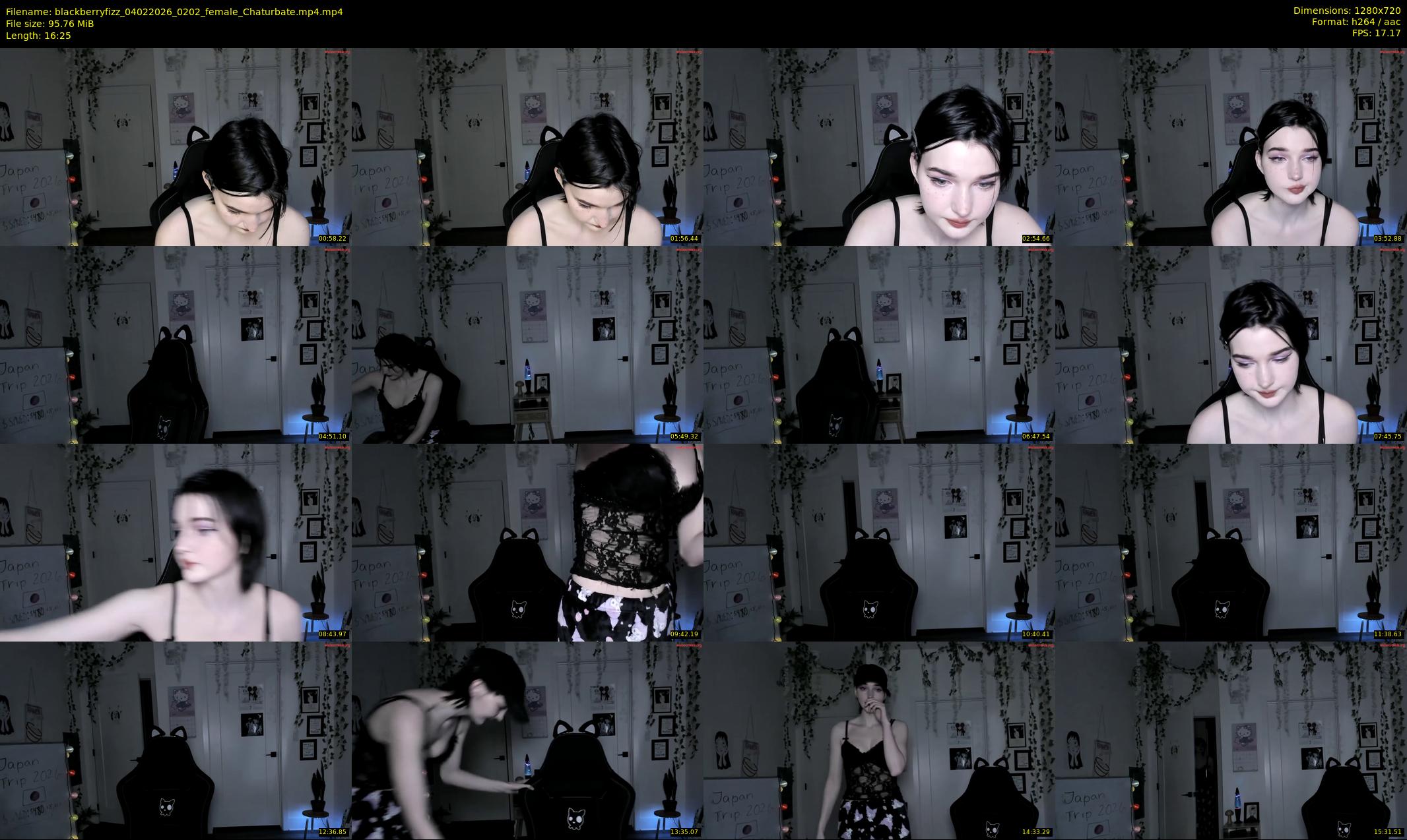 blackberryfizz — 17 minute Chaturbate female cam show recording, 720p, Feb 4, 2026
