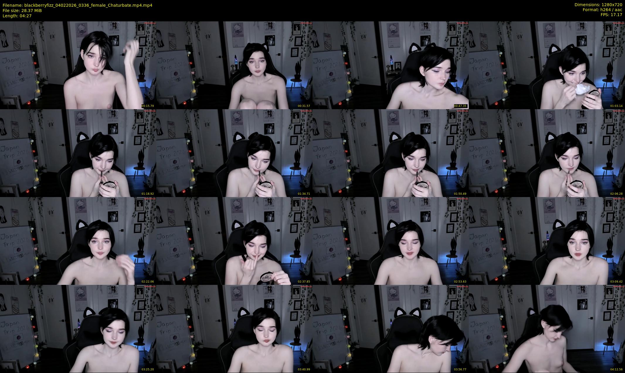 blackberryfizz — 5 minute Chaturbate female cam show recording, 720p, Feb 4, 2026