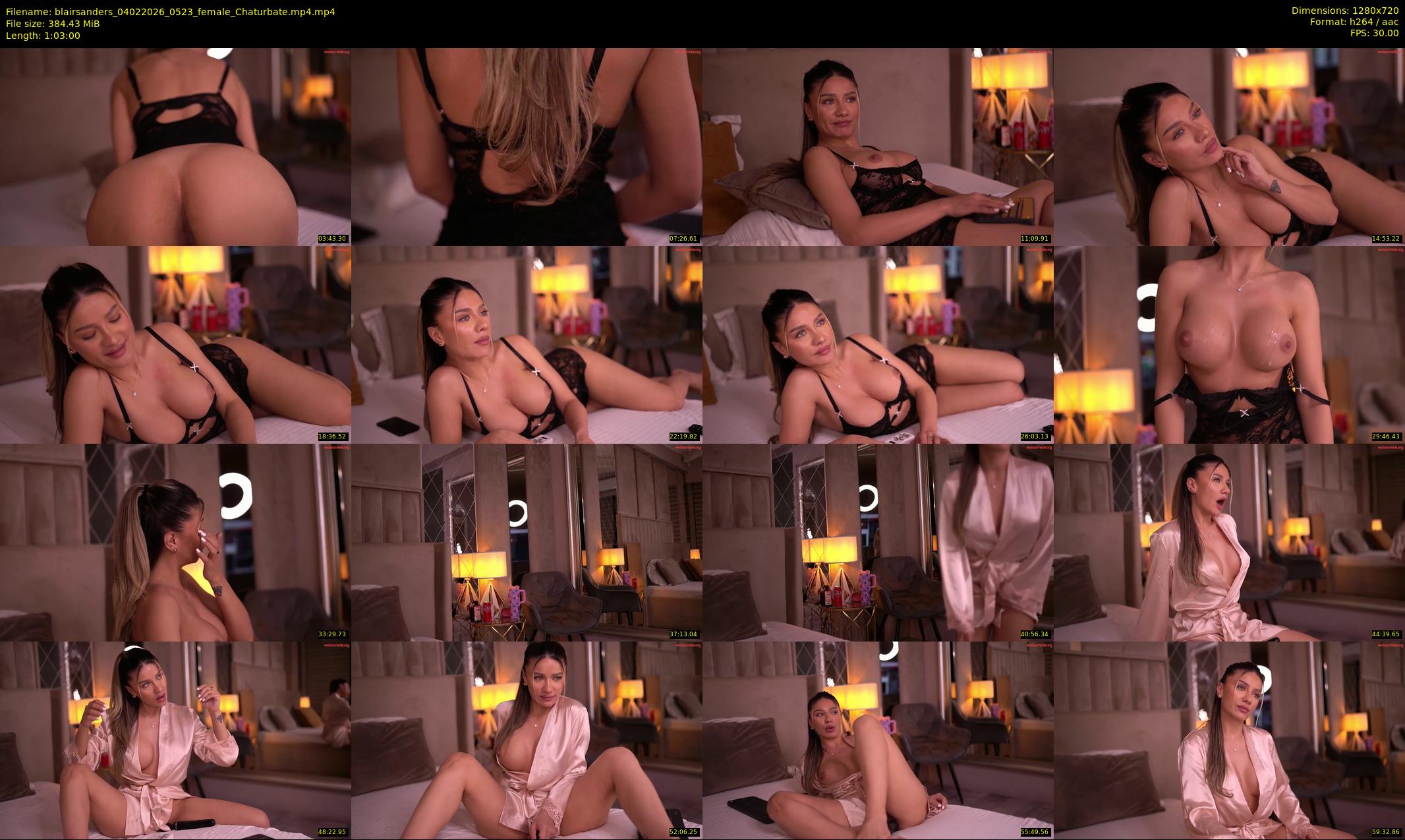blairsanders — 63 minute Chaturbate female cam show recording, 720p, Feb 4, 2026