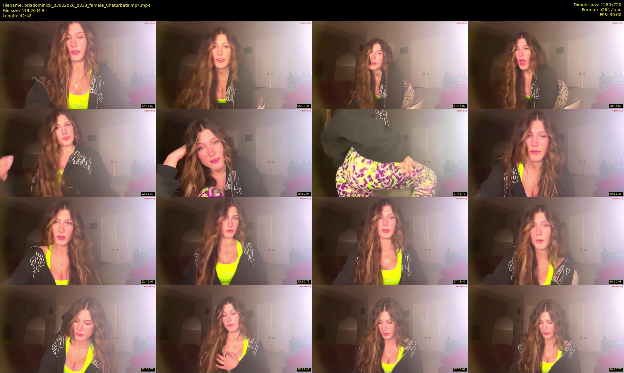 briadominick — 43 minute Chaturbate couple cam show recording, 720p, Feb 3, 2026