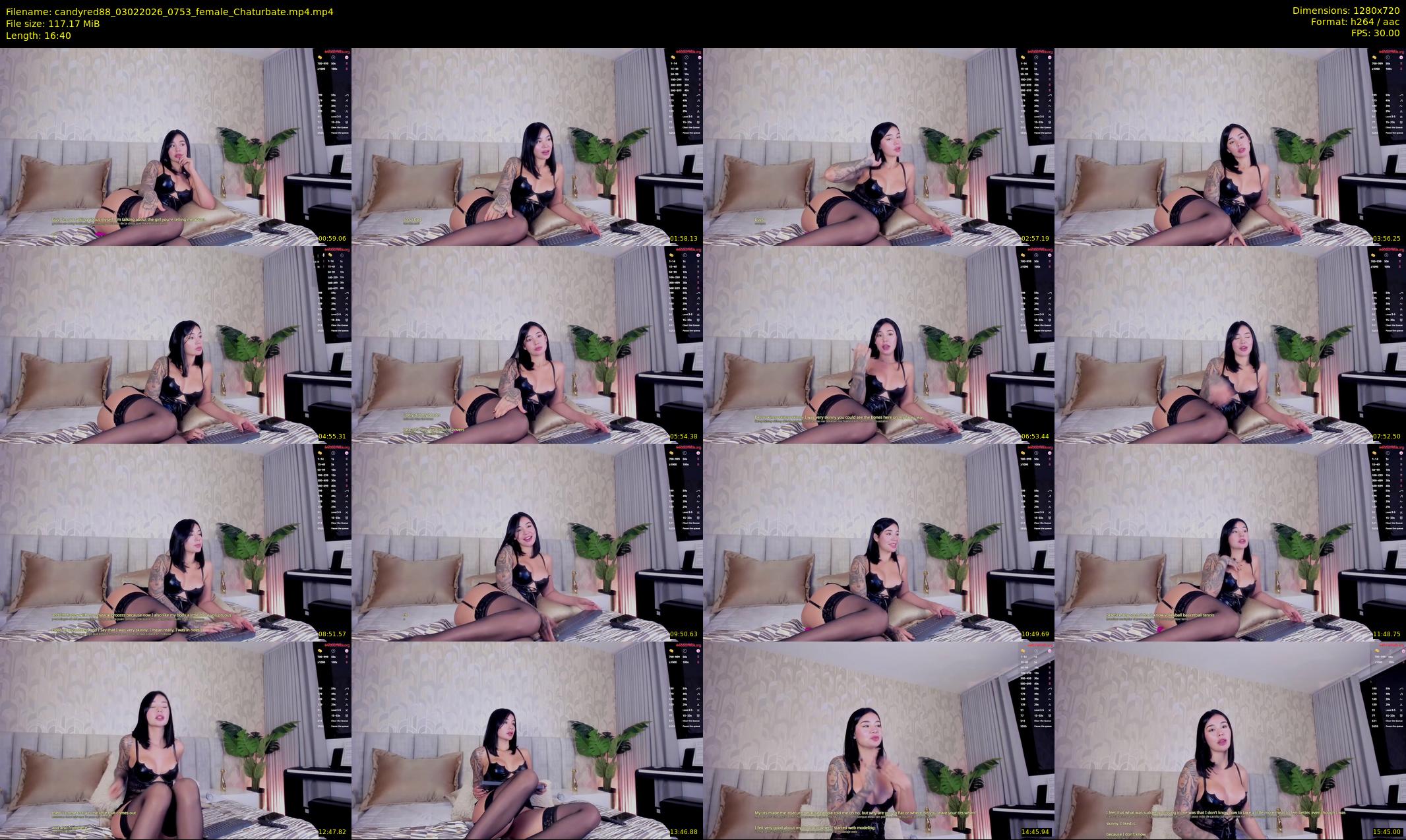 candyred88 — 17 minute Chaturbate female cam show recording, 720p, Feb 3, 2026