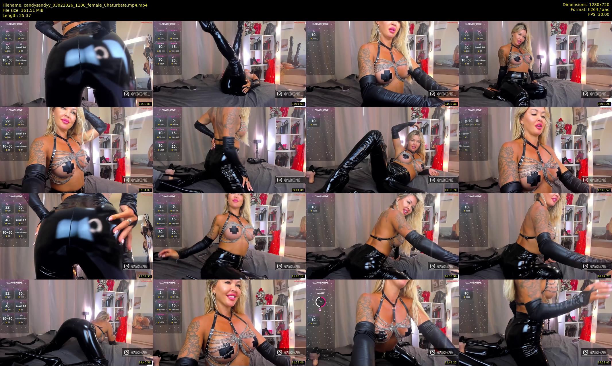 candysandyy — 26 minute Chaturbate female cam show recording, 720p, Feb 3, 2026