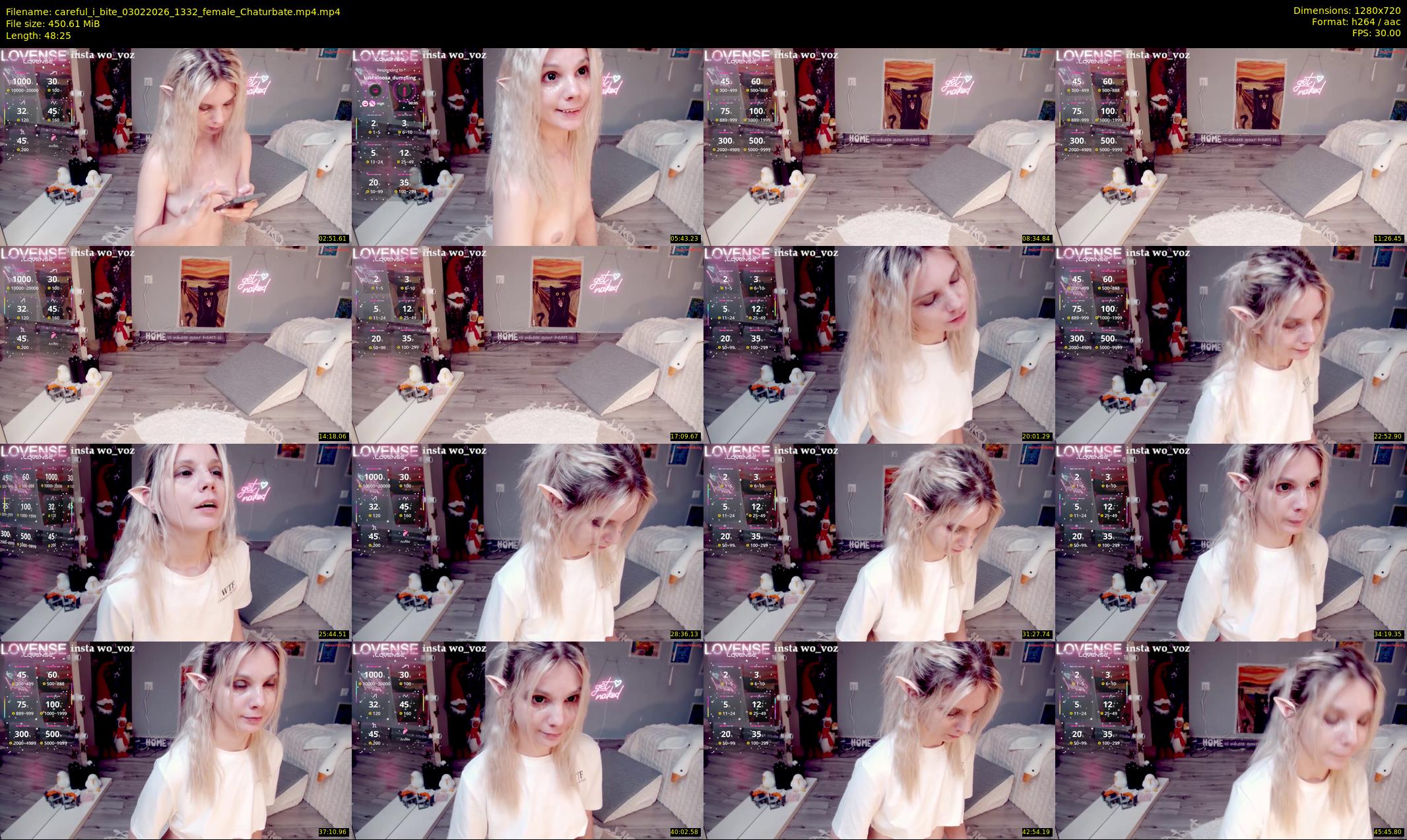 careful_i_bite — 49 minute Chaturbate female cam show recording, 720p, Feb 3, 2026