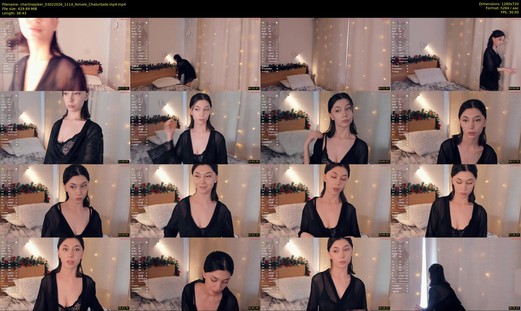 charlinepiker — 39 minute Chaturbate female cam show recording, 720p, Feb 3, 2026