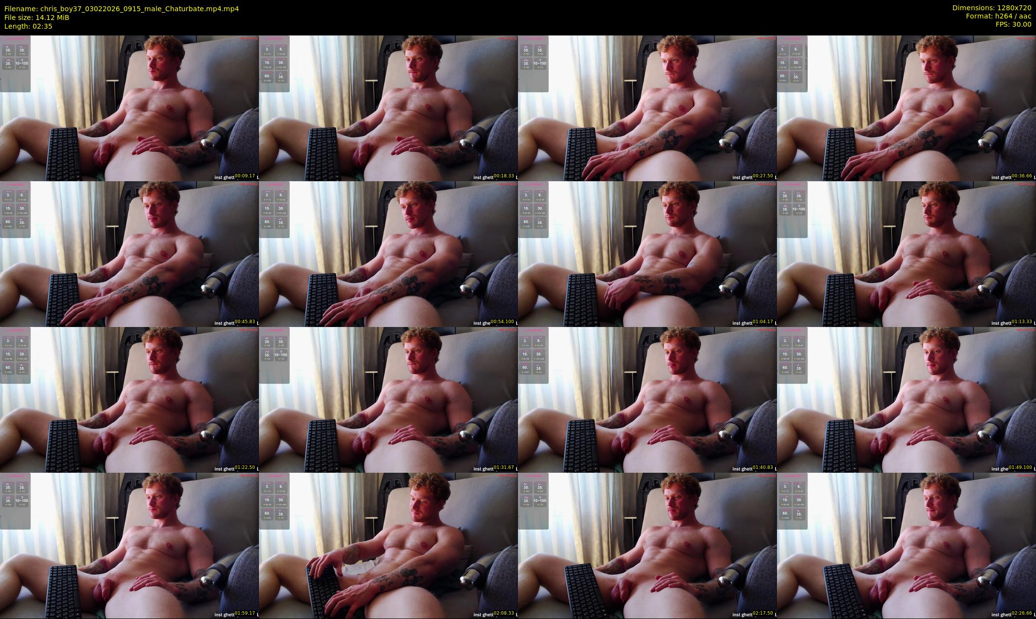 chris_boy37 — 3 minute Chaturbate male cam show recording, 720p, Feb 3, 2026