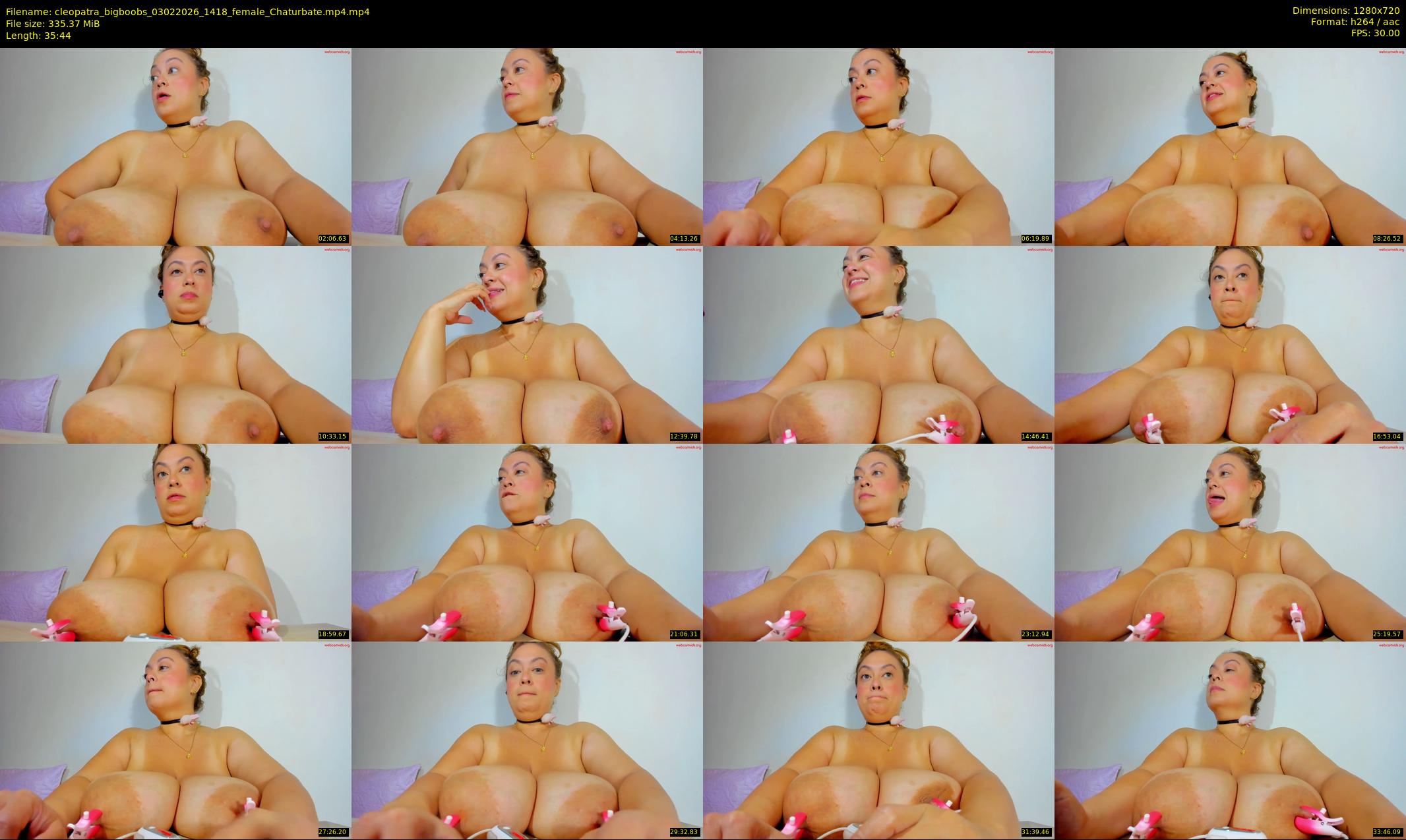 cleopatra_bigboobs — 36 minute Chaturbate female cam show recording, 720p, Feb 3, 2026