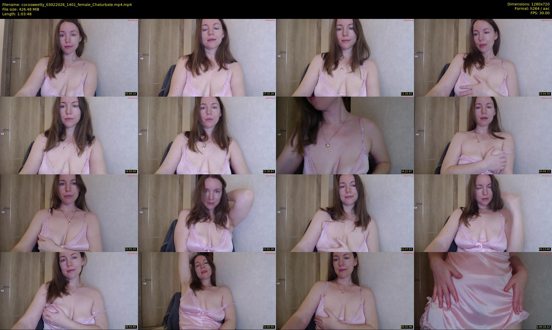 cocosweetty — 64 minute Chaturbate female cam show recording, 720p, Feb 3, 2026