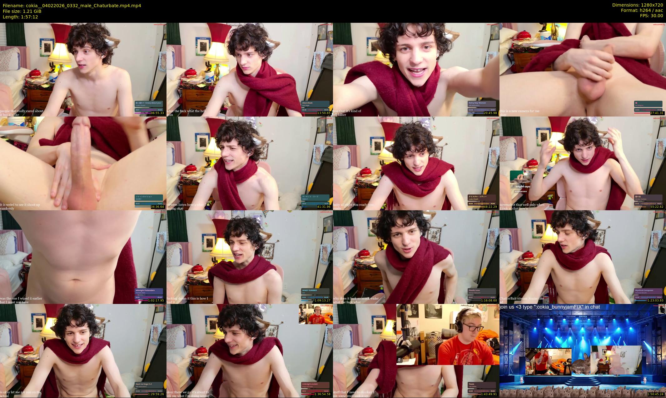 cokia_ — 118 minute Chaturbate male cam show recording, 720p, Feb 4, 2026