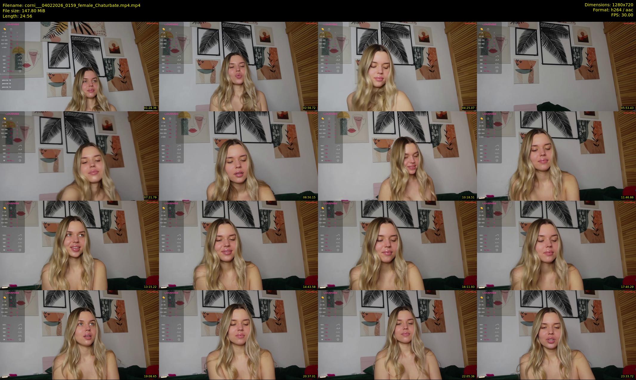 corni__ — 25 minute Chaturbate female cam show recording, 720p, Feb 4, 2026