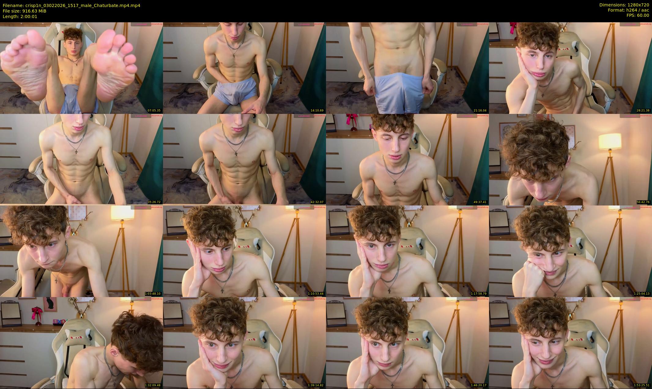 crisp1n — 121 minute Chaturbate male cam show recording, 720p, Feb 3, 2026