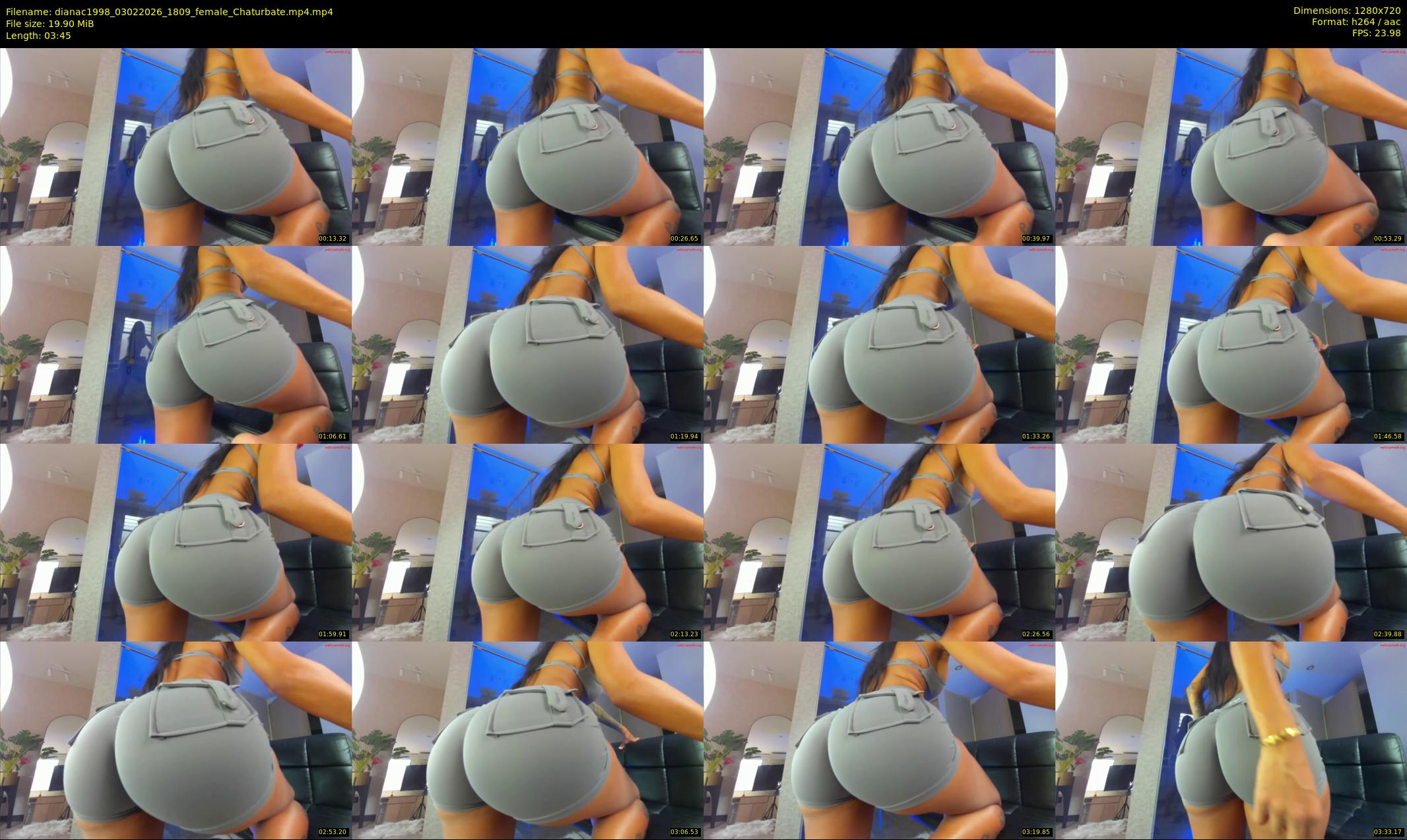 dianac1998 — 4 minute Chaturbate female cam show recording, 720p, Feb 3, 2026