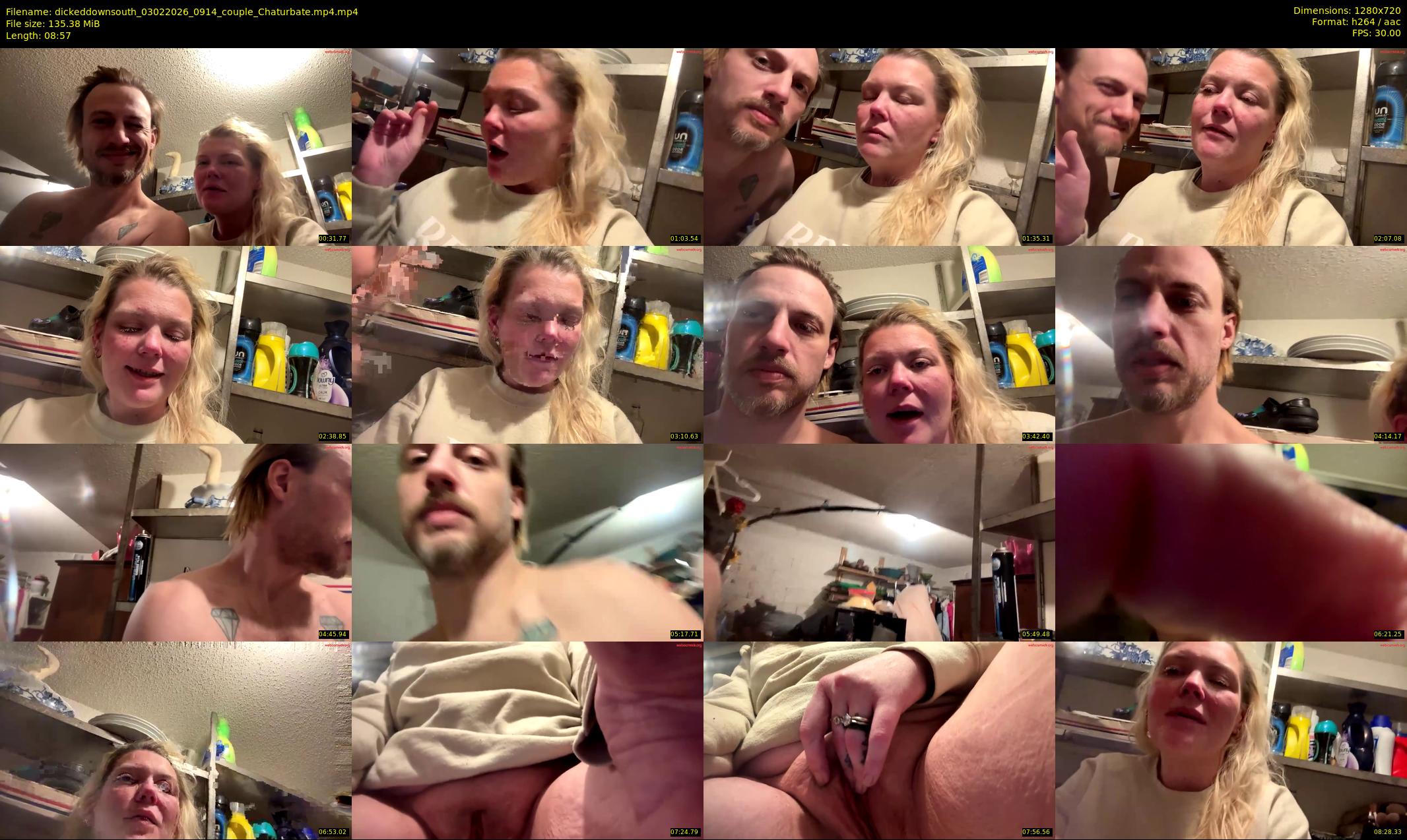 dickeddownsouth — 9 minute Chaturbate couple cam show recording, 720p, Feb 3, 2026