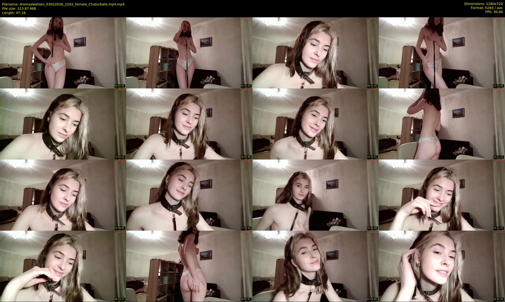 dremazwahlen — 48 minute Chaturbate female cam show recording, 720p, Feb 3, 2026