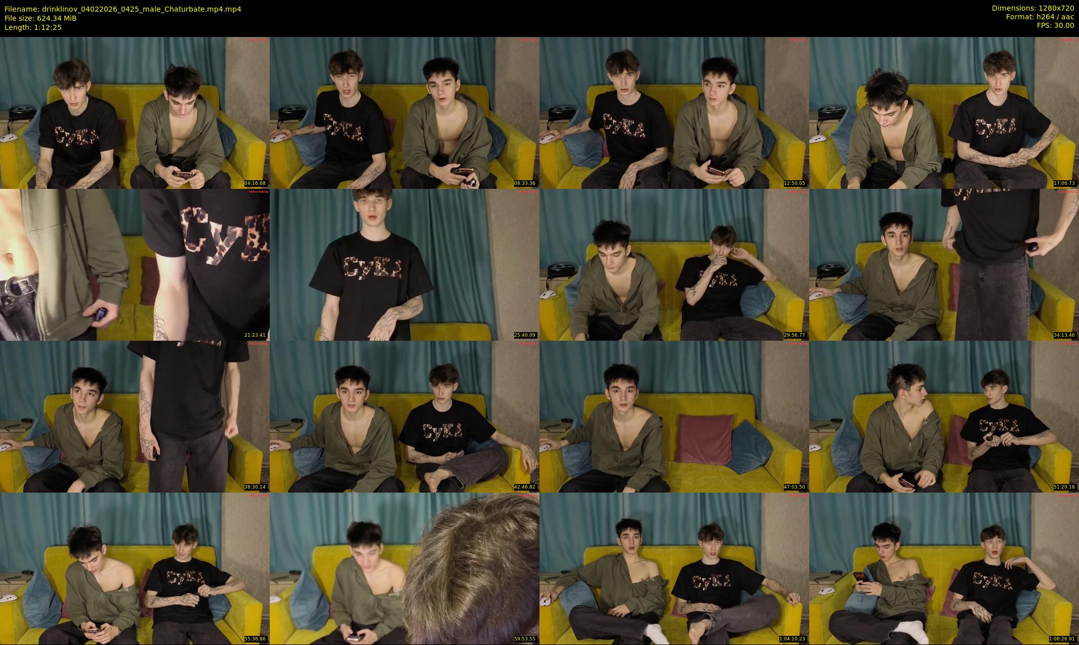 drinklinov — 73 minute Chaturbate male cam show recording, 720p, Feb 4, 2026
