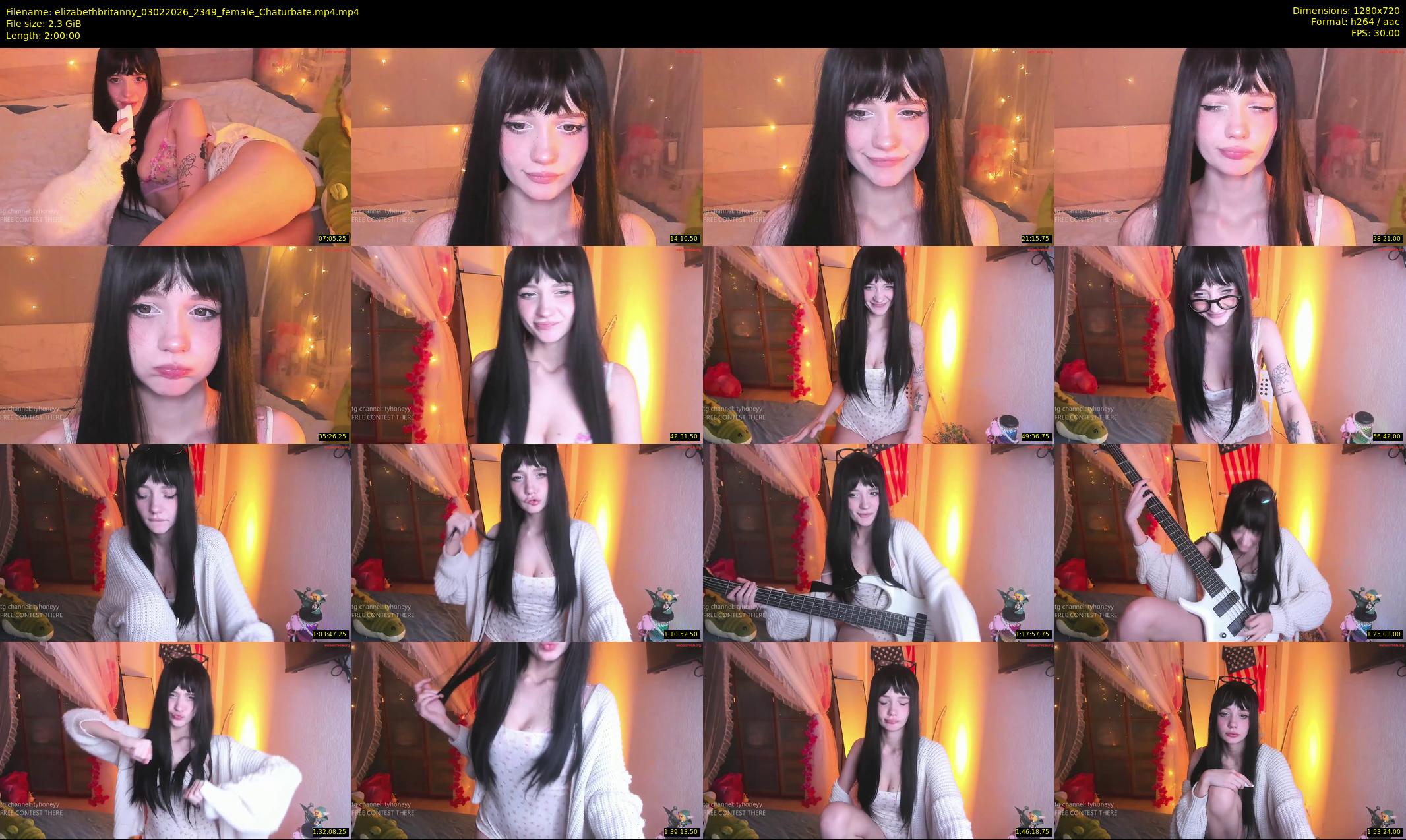 elizabethbritanny — 120 minute Chaturbate female cam show recording, 720p, Feb 3, 2026