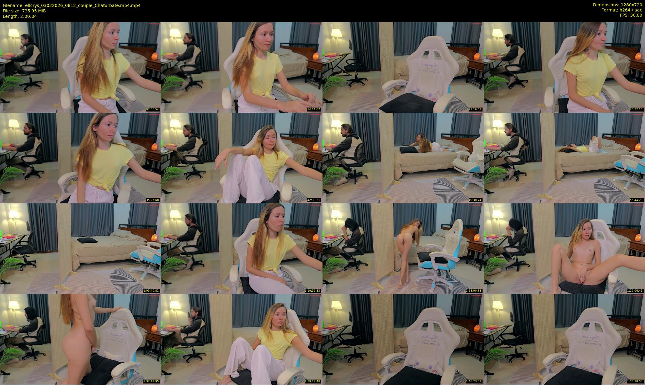 ellcrys — 121 minute Chaturbate couple cam show recording, 720p, Feb 3, 2026