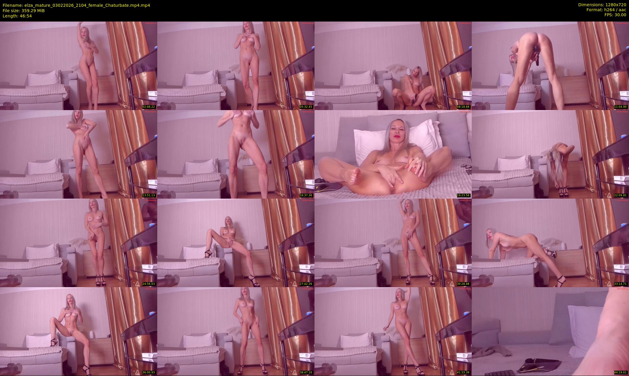 elza_mature — 47 minute Chaturbate female cam show recording, 720p, Feb 3, 2026