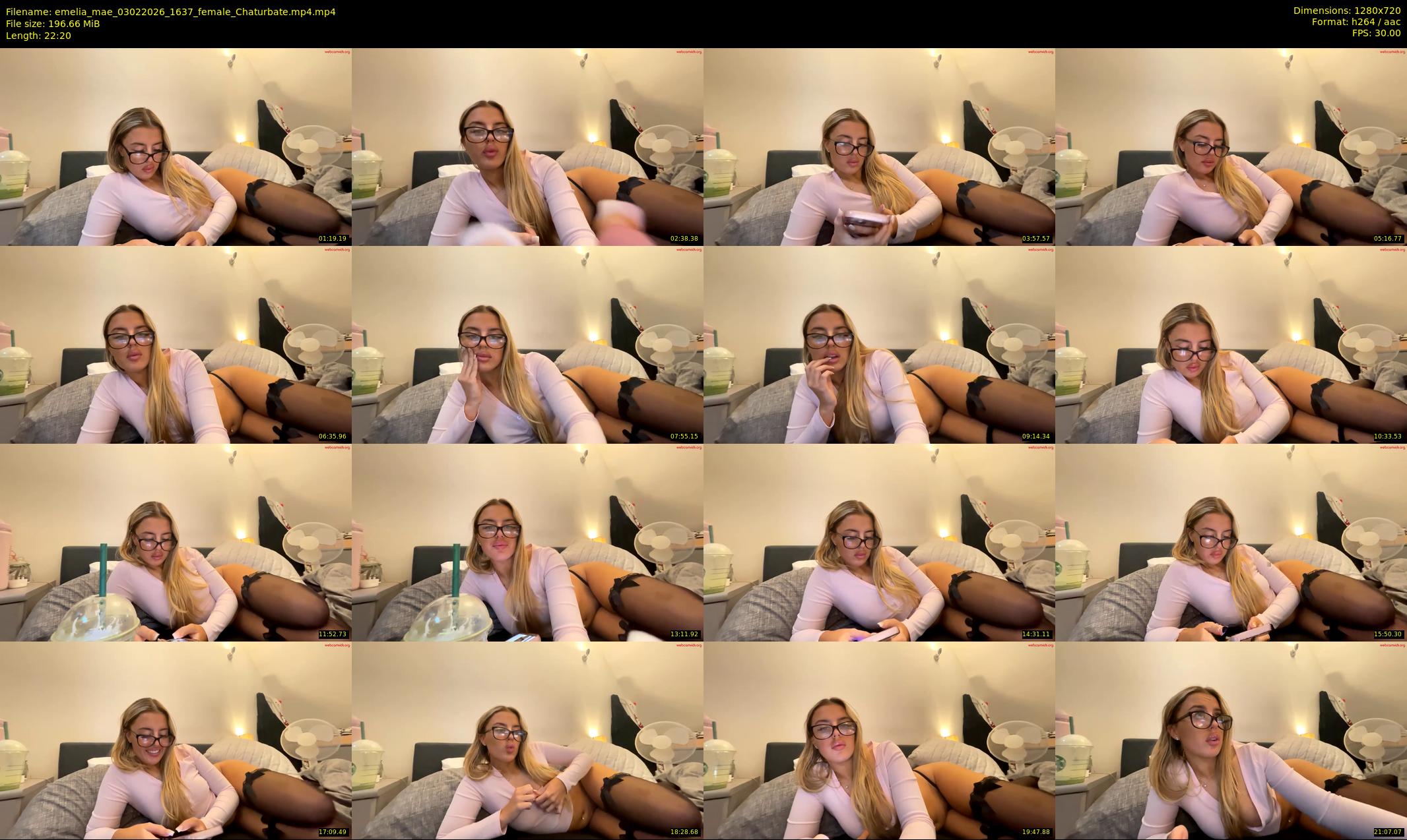 emelia_mae — 23 minute Chaturbate female cam show recording, 720p, Feb 3, 2026