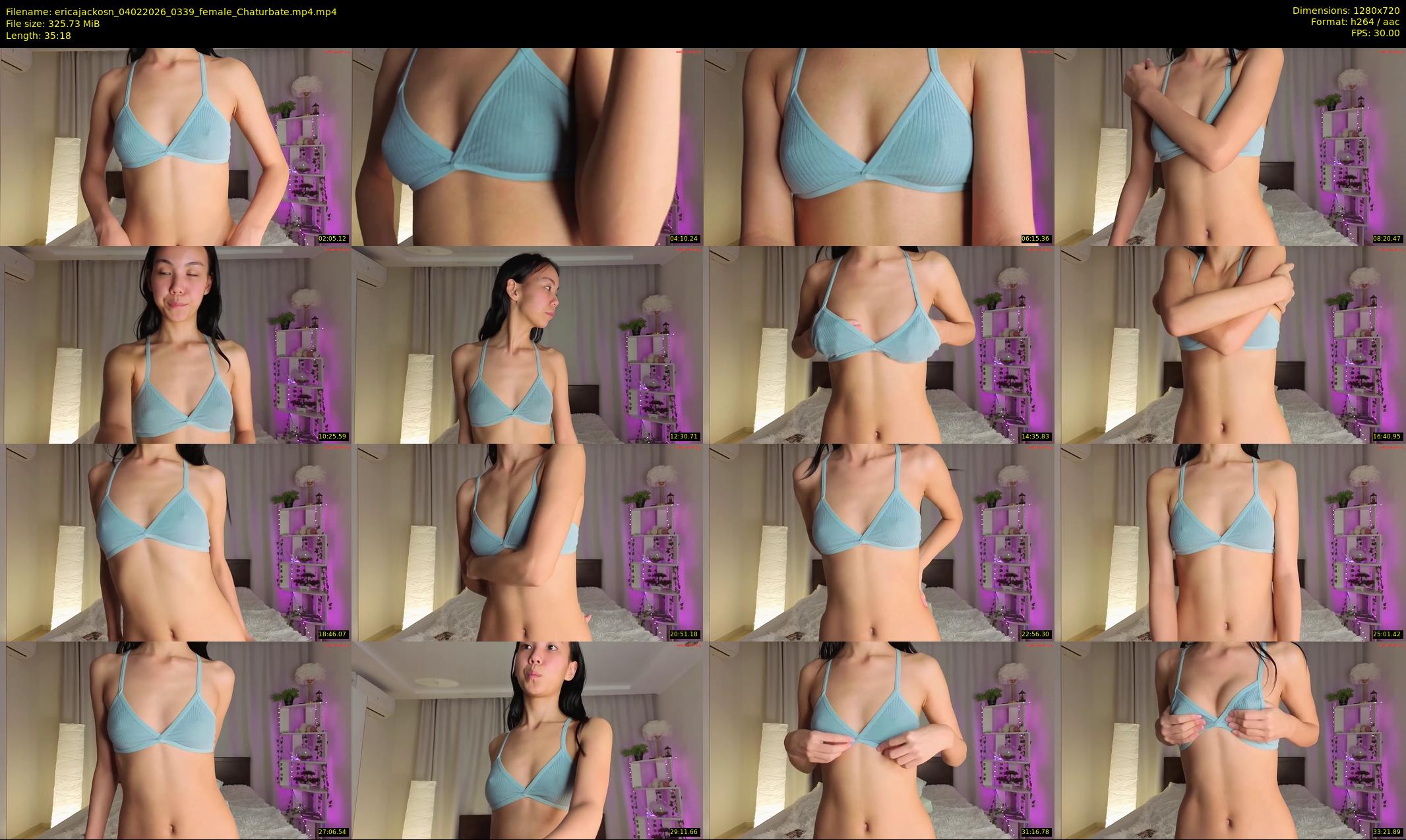 ericajackosn — 36 minute Chaturbate female cam show recording, 720p, Feb 4, 2026