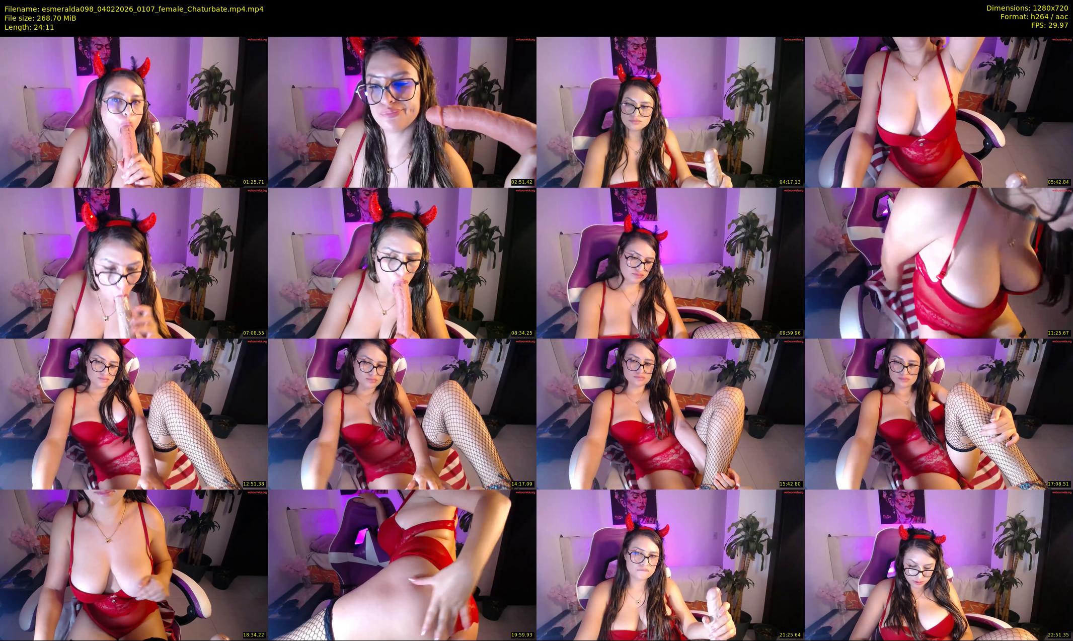 esmeralda098 — 25 minute Chaturbate female cam show recording, 720p, Feb 4, 2026