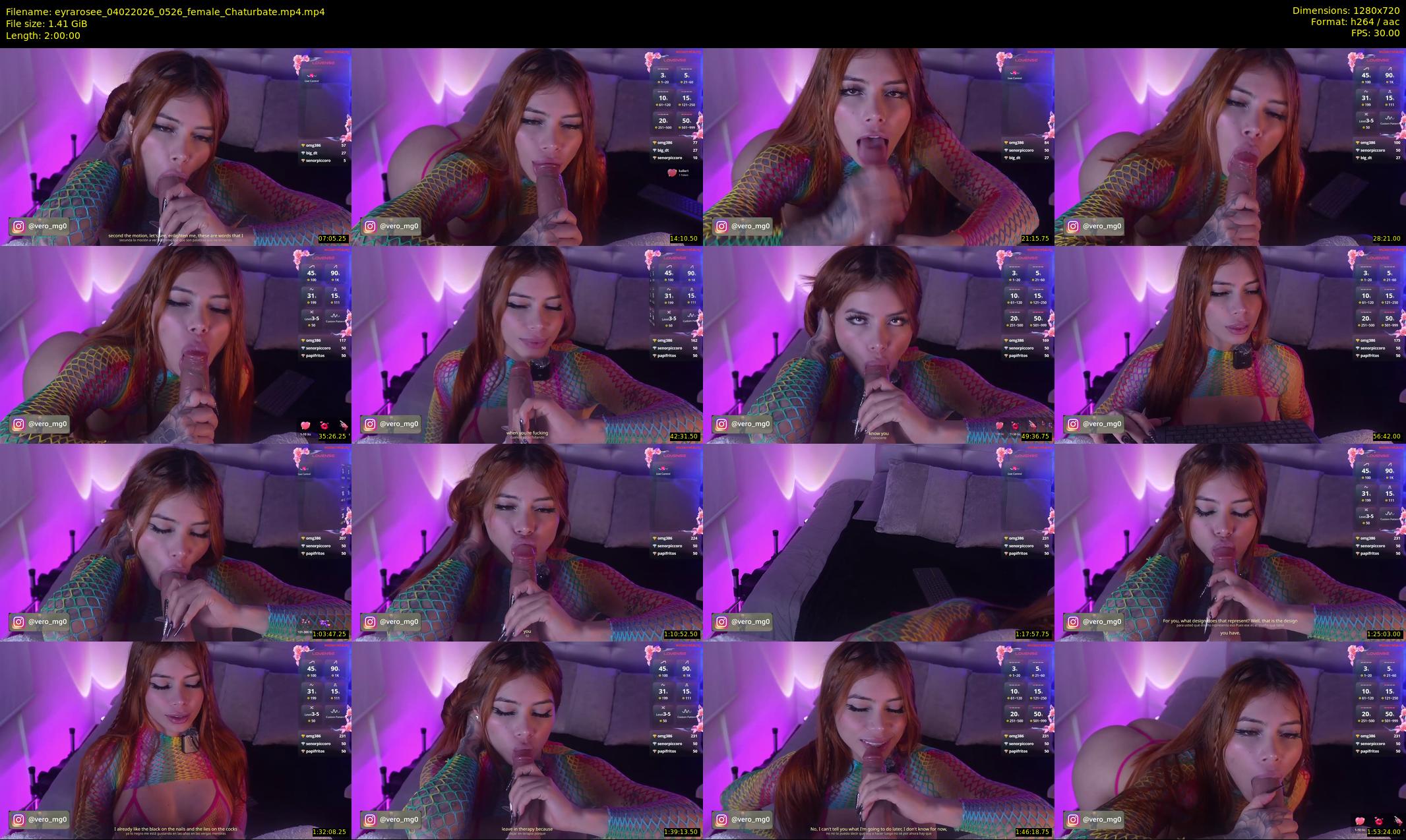 eyrarosee — 120 minute Chaturbate female cam show recording, 720p, Feb 4, 2026