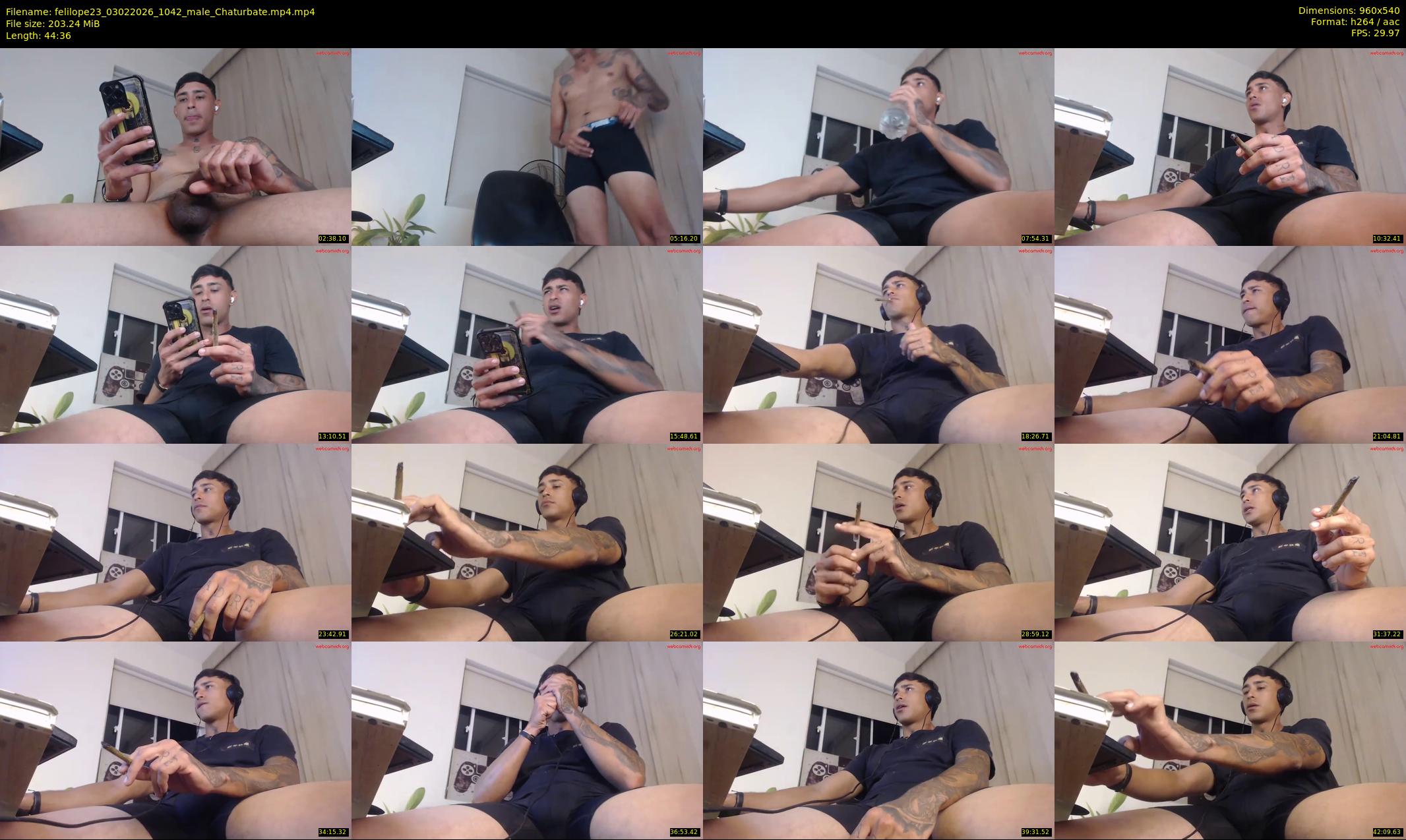 felilope23 — 45 minute Chaturbate male cam show recording, 480p, Feb 3, 2026
