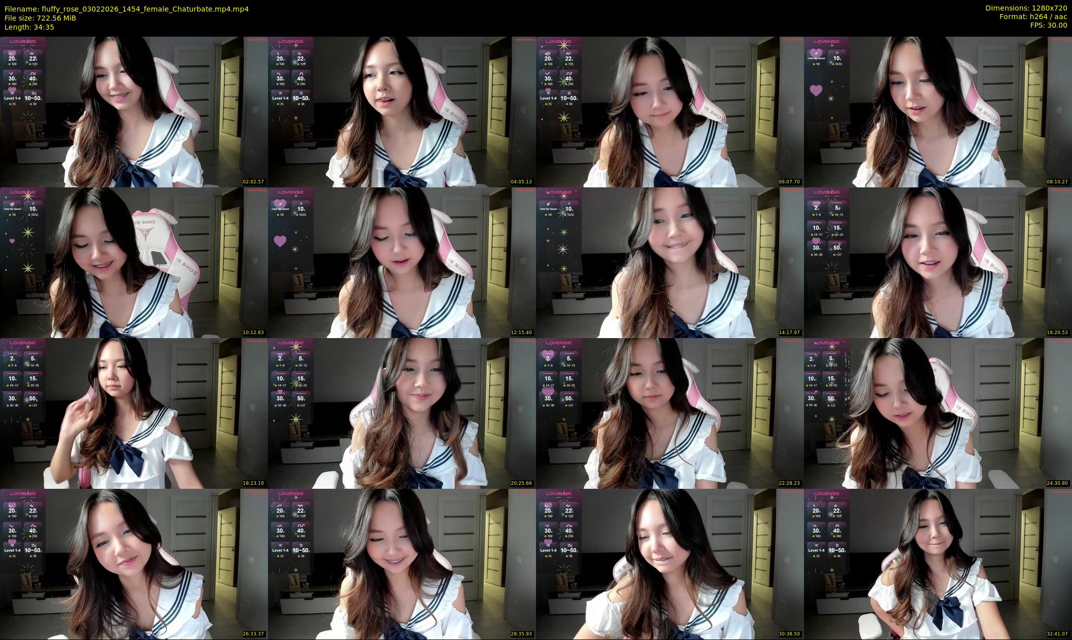 fluffy_rose — 35 minute Chaturbate female cam show recording, 720p, Feb 3, 2026