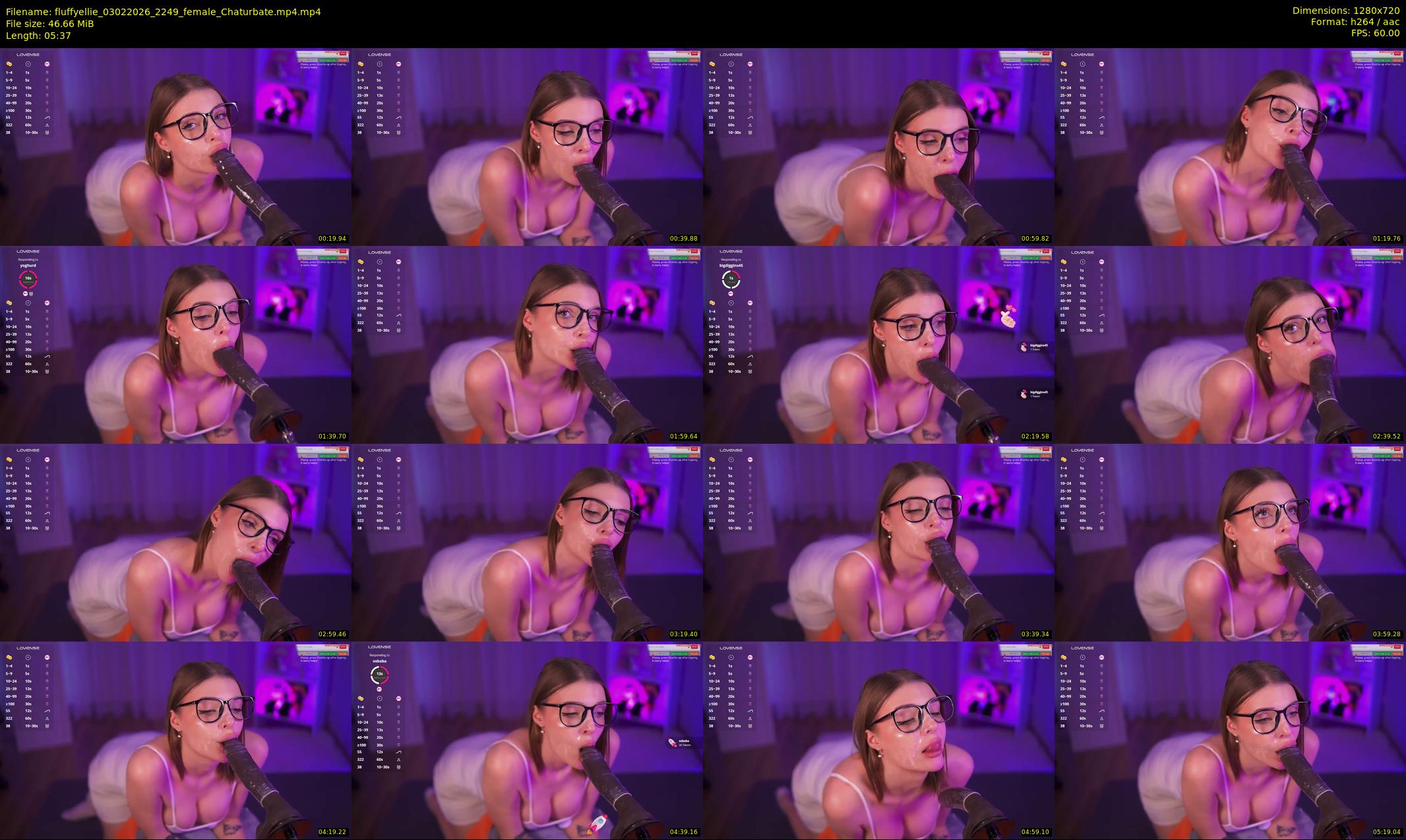 fluffyellie — 6 minute Chaturbate female cam show recording, 720p, Feb 3, 2026