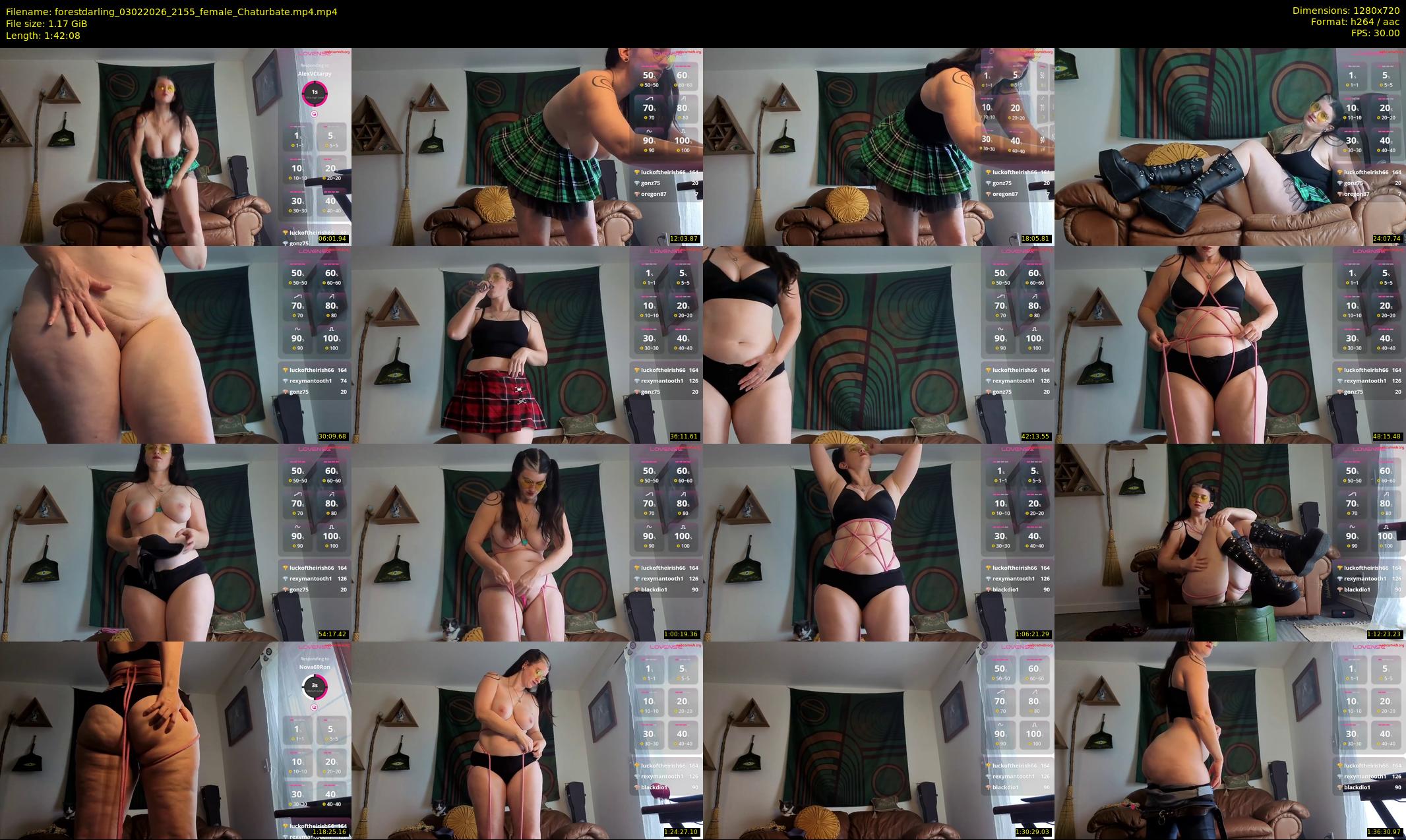 forestdarling — 103 minute Chaturbate female cam show recording, 720p, Feb 3, 2026