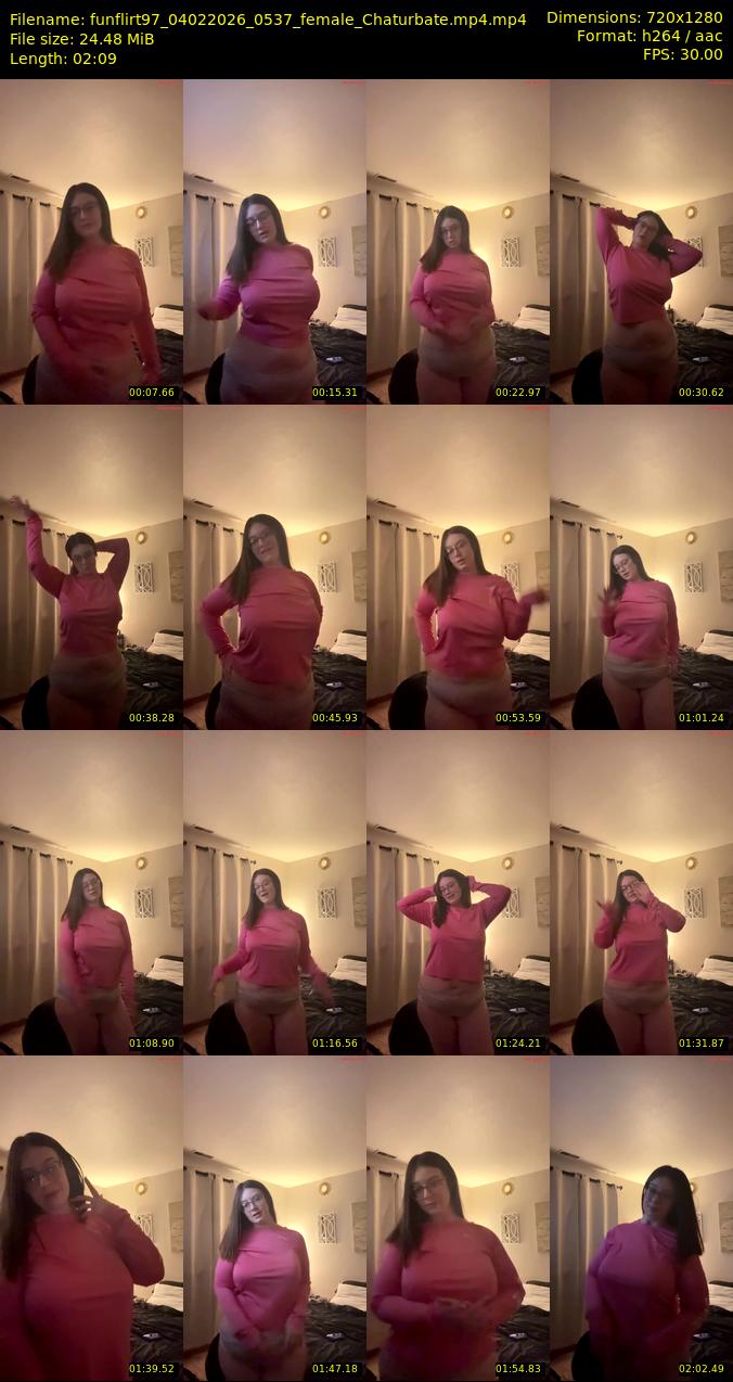 funflirt97 — 3 minute Chaturbate female cam show recording, 1080p, Feb 4, 2026
