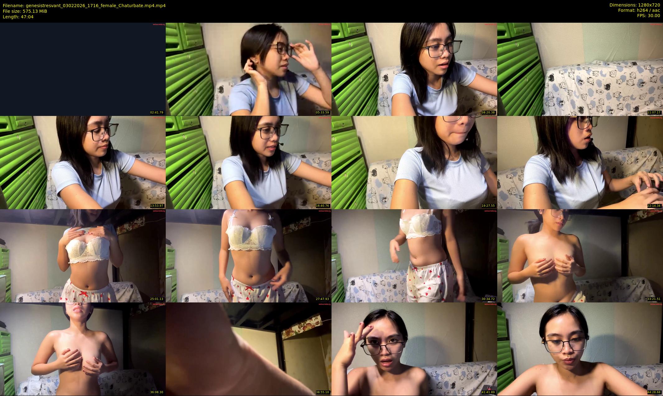 genesistresvant — 48 minute Chaturbate female cam show recording, 720p, Feb 3, 2026