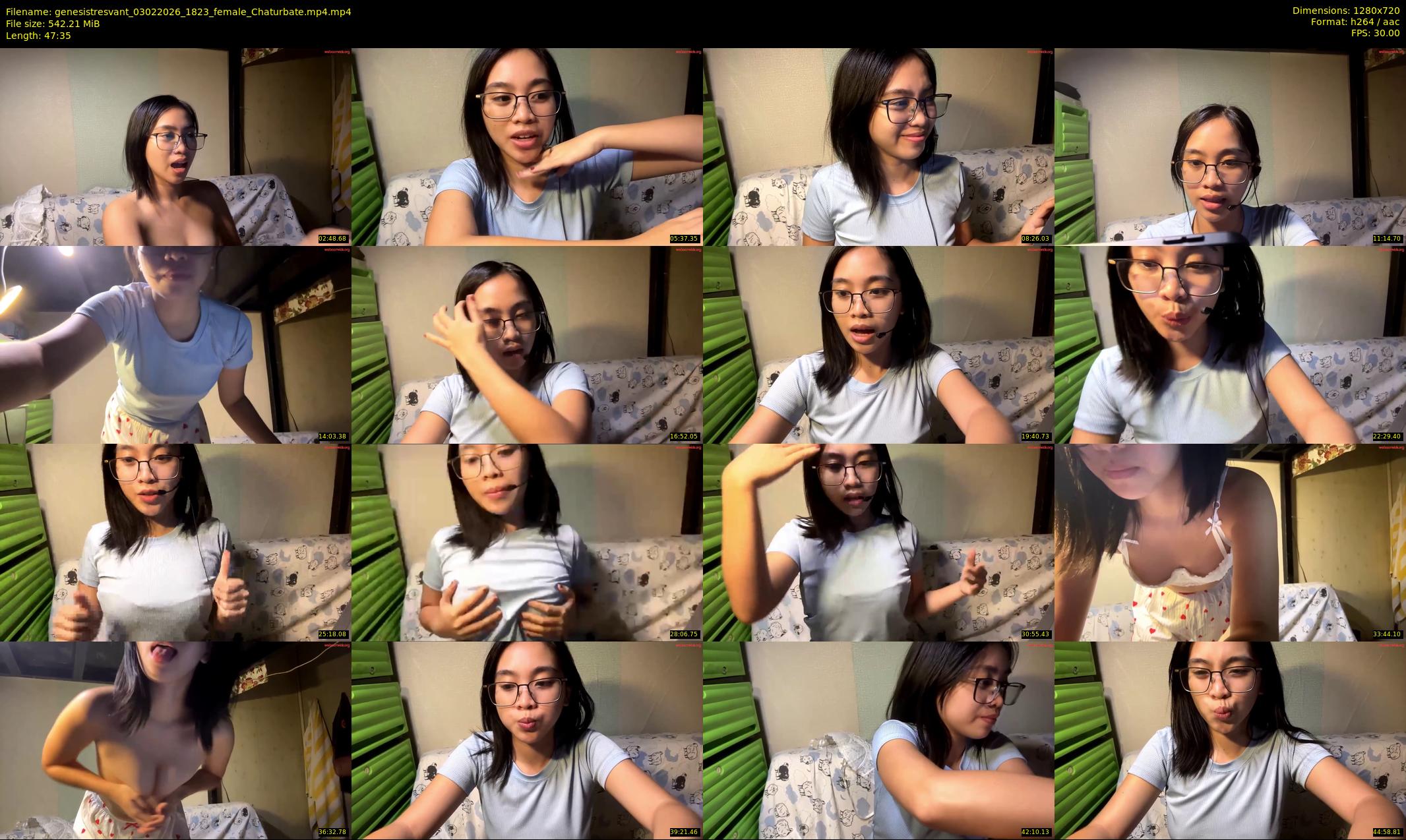 genesistresvant — 48 minute Chaturbate female cam show recording, 720p, Feb 3, 2026