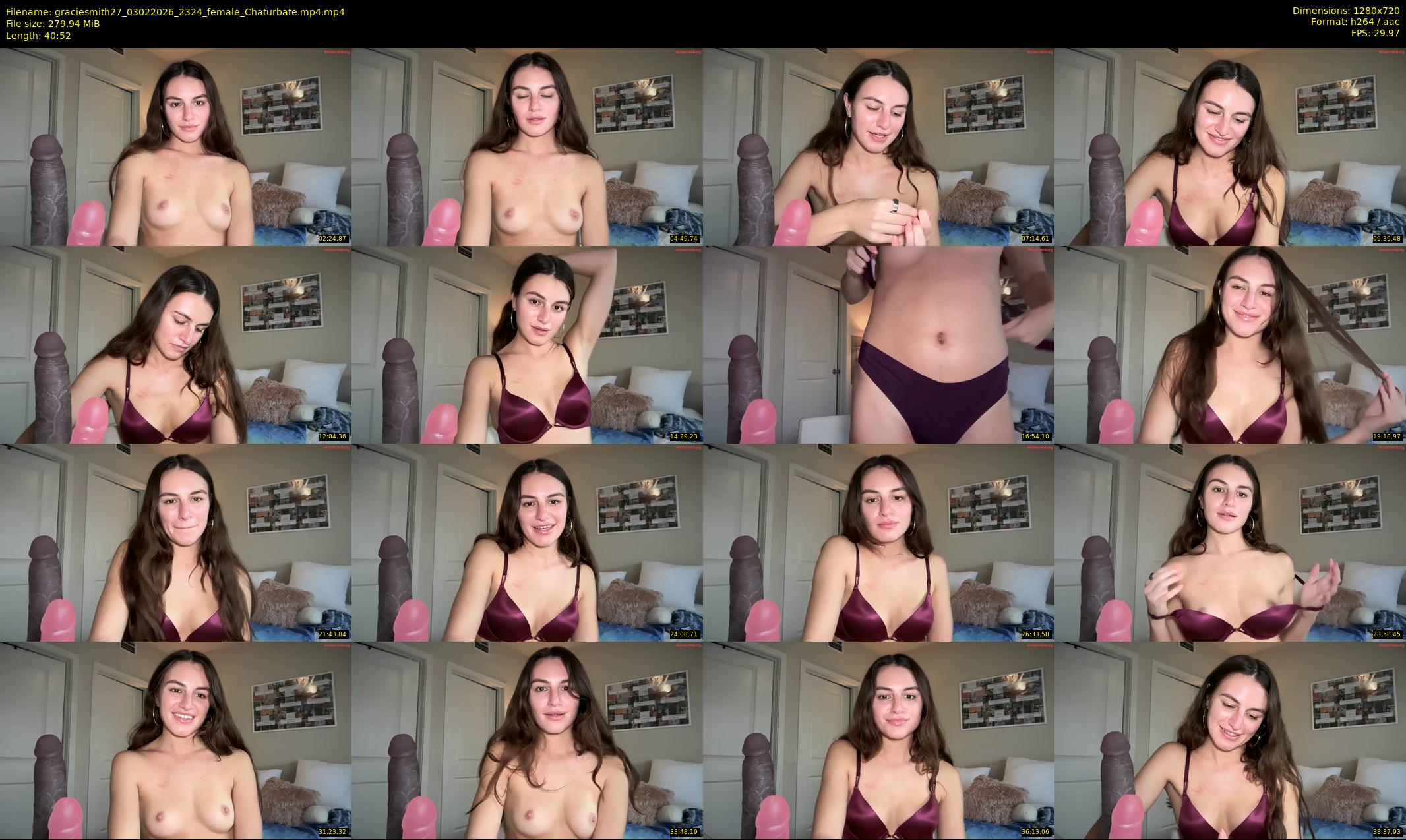 graciesmith27 — 41 minute Chaturbate female cam show recording, 720p, Feb 3, 2026