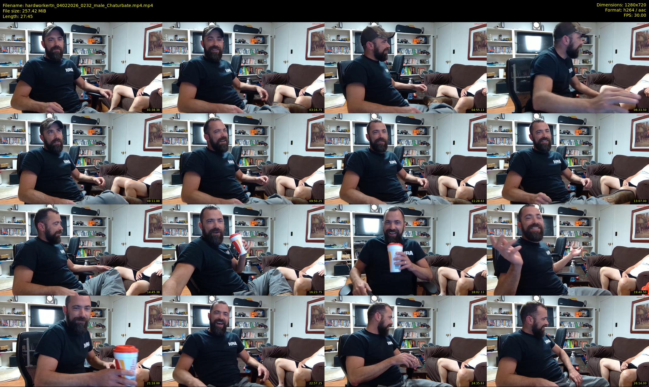 hardworkertn — 28 minute Chaturbate male cam show recording, 720p, Feb 4, 2026