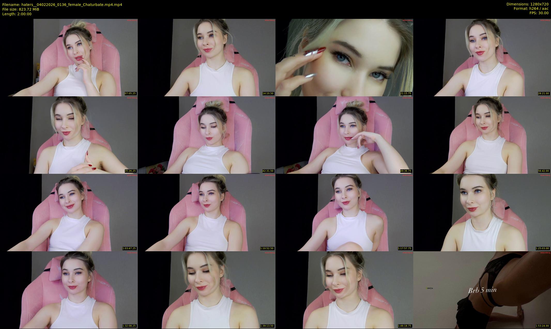 haters_ — 120 minute Chaturbate female cam show recording, 720p, Feb 4, 2026
