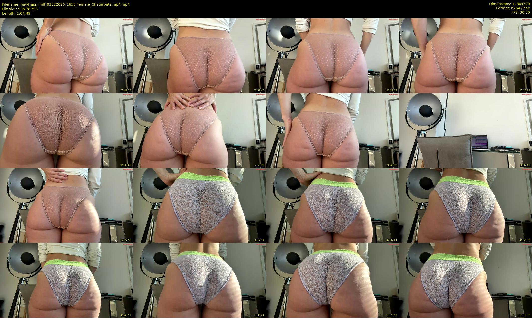 hawt_ass_milf — 65 minute Chaturbate female cam show recording, 720p, Feb 3, 2026