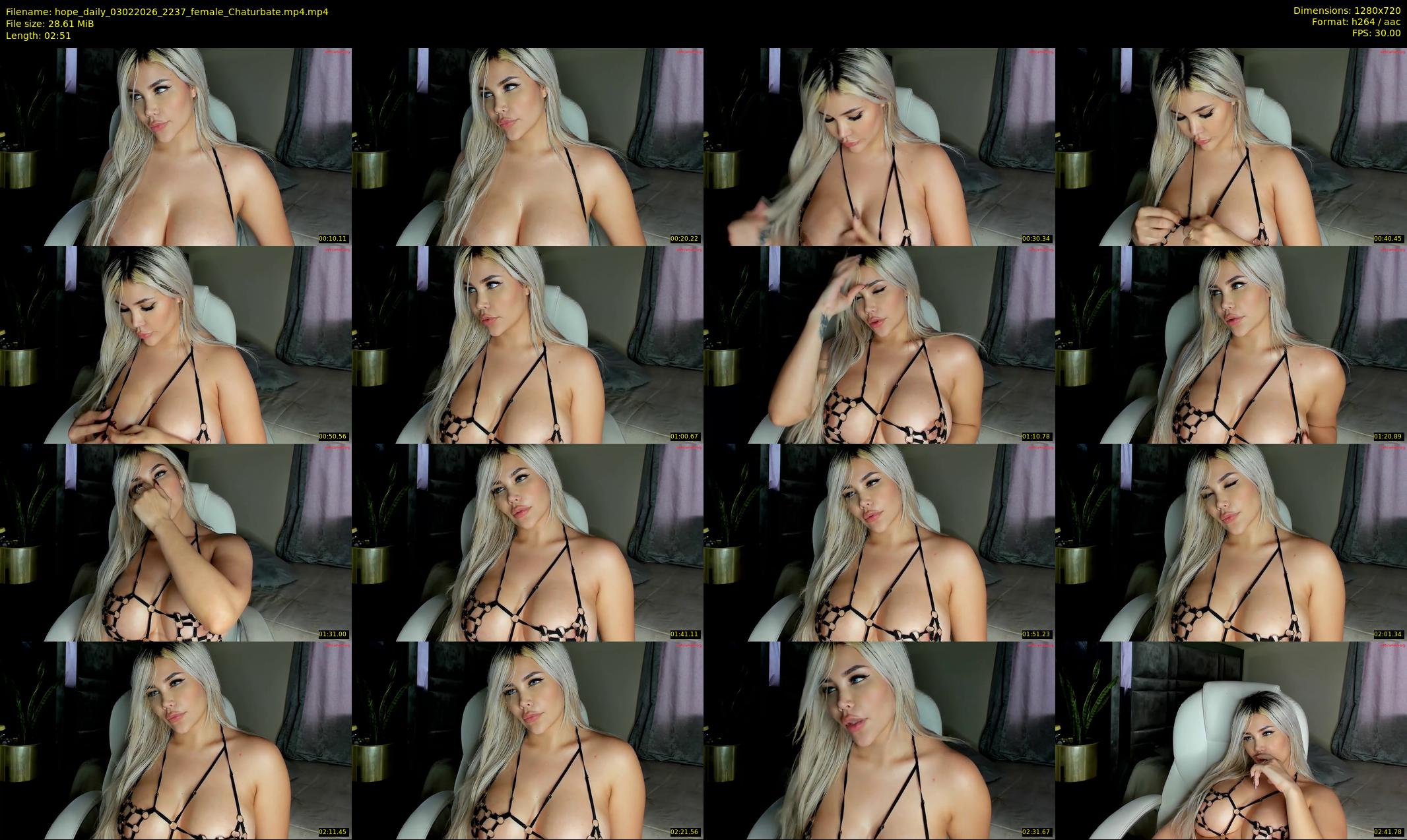 hope_daily — 3 minute Chaturbate female cam show recording, 720p, Feb 3, 2026