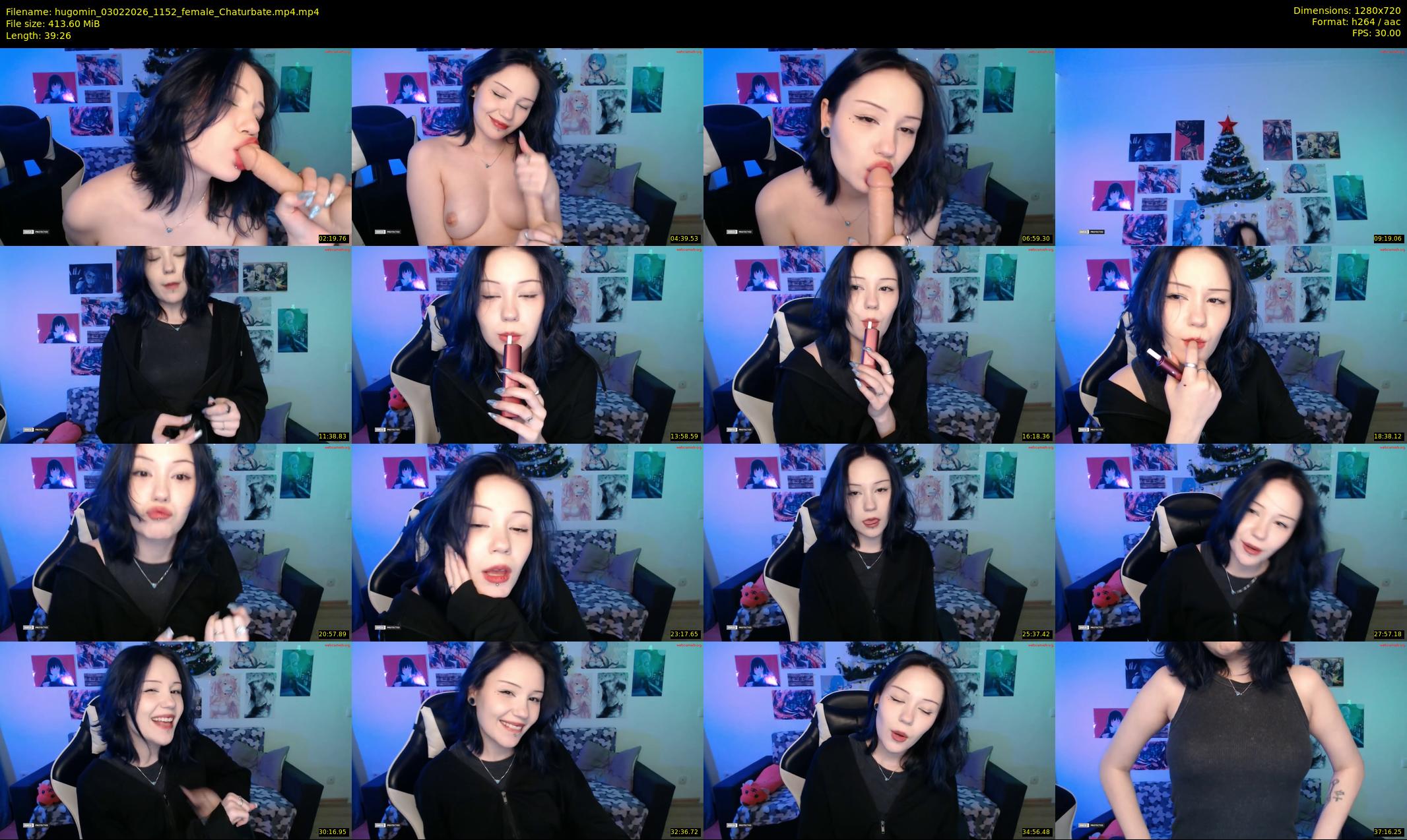 hugomin — 40 minute Chaturbate female cam show recording, 720p, Feb 3, 2026