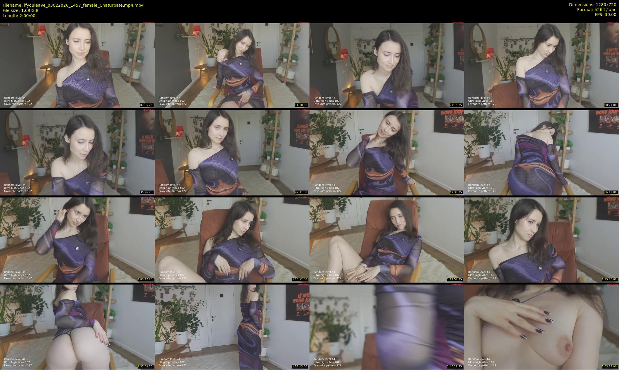 ifyouleave — 120 minute Chaturbate female cam show recording, 720p, Feb 3, 2026
