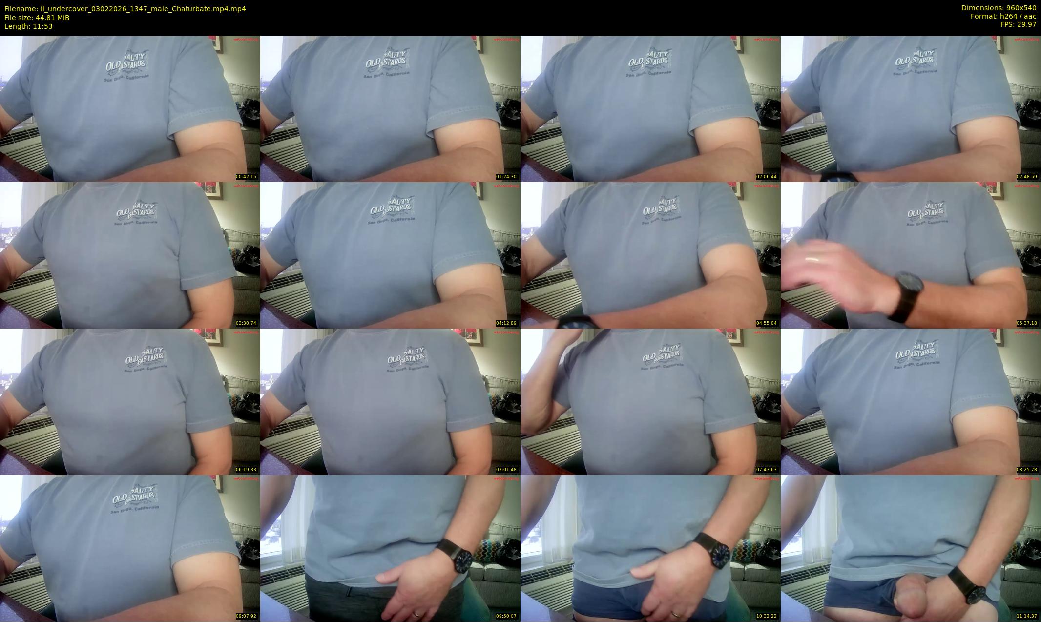 il_undercover — 12 minute Chaturbate male cam show recording, 480p, Feb 3, 2026