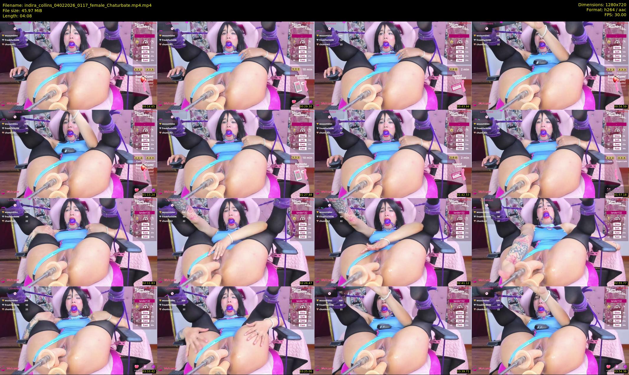 indira_collins — 5 minute Chaturbate female cam show recording, 720p, Feb 4, 2026