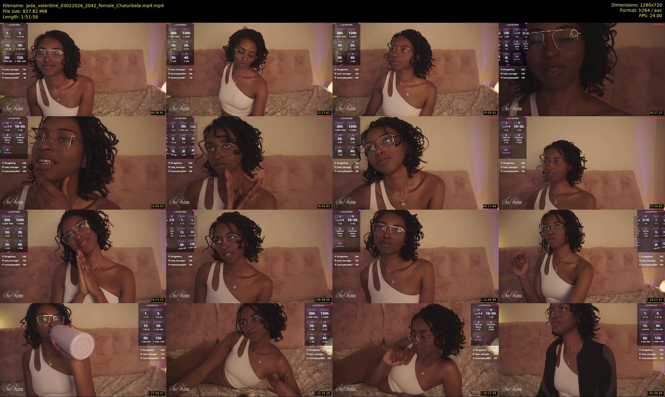 jada_valentine — 112 minute Chaturbate female cam show recording, 720p, Feb 3, 2026