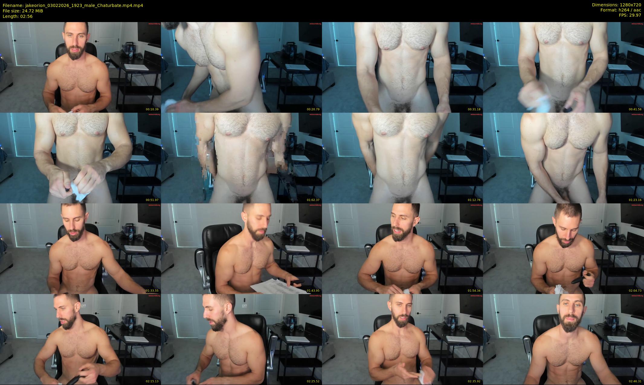 jakeorion — 3 minute Chaturbate male cam show recording, 720p, Feb 3, 2026