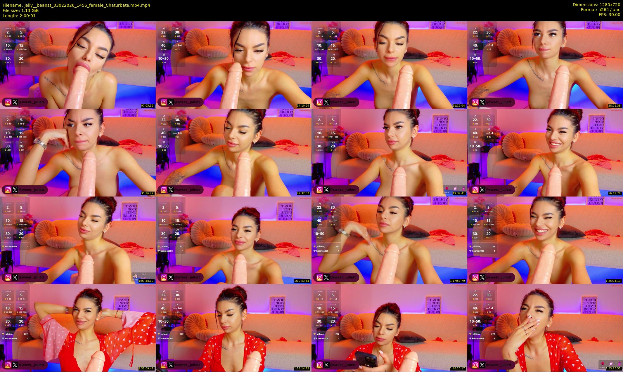 jelly__beanss — 121 minute Chaturbate female cam show recording, 720p, Feb 3, 2026