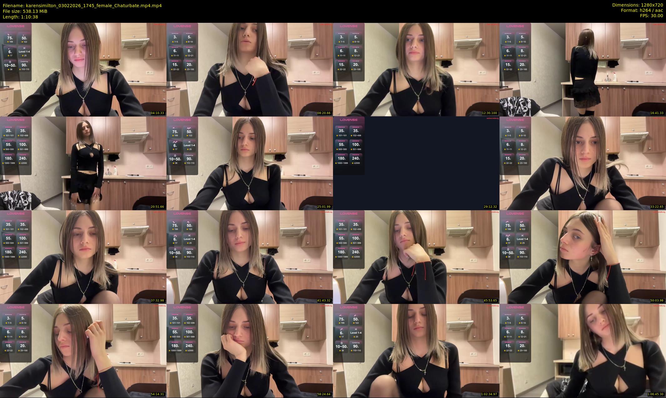 karensimilton — 71 minute Chaturbate female cam show recording, 720p, Feb 3, 2026