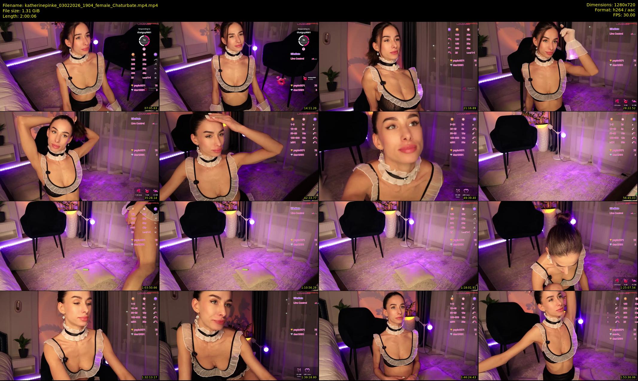katherinepinke — 121 minute Chaturbate female cam show recording, 720p, Feb 3, 2026