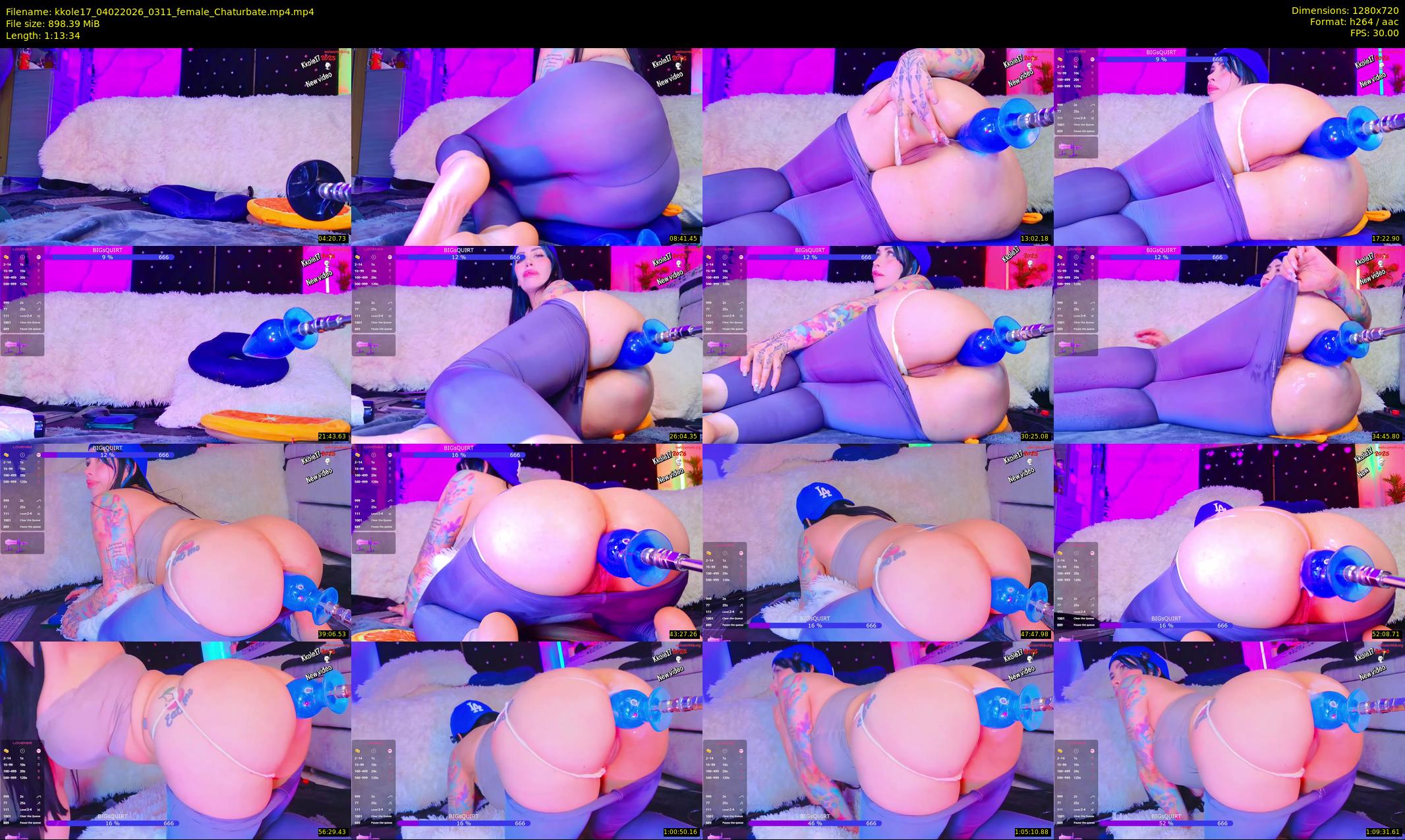 kkole17 — 74 minute Chaturbate female cam show recording, 720p, Feb 4, 2026