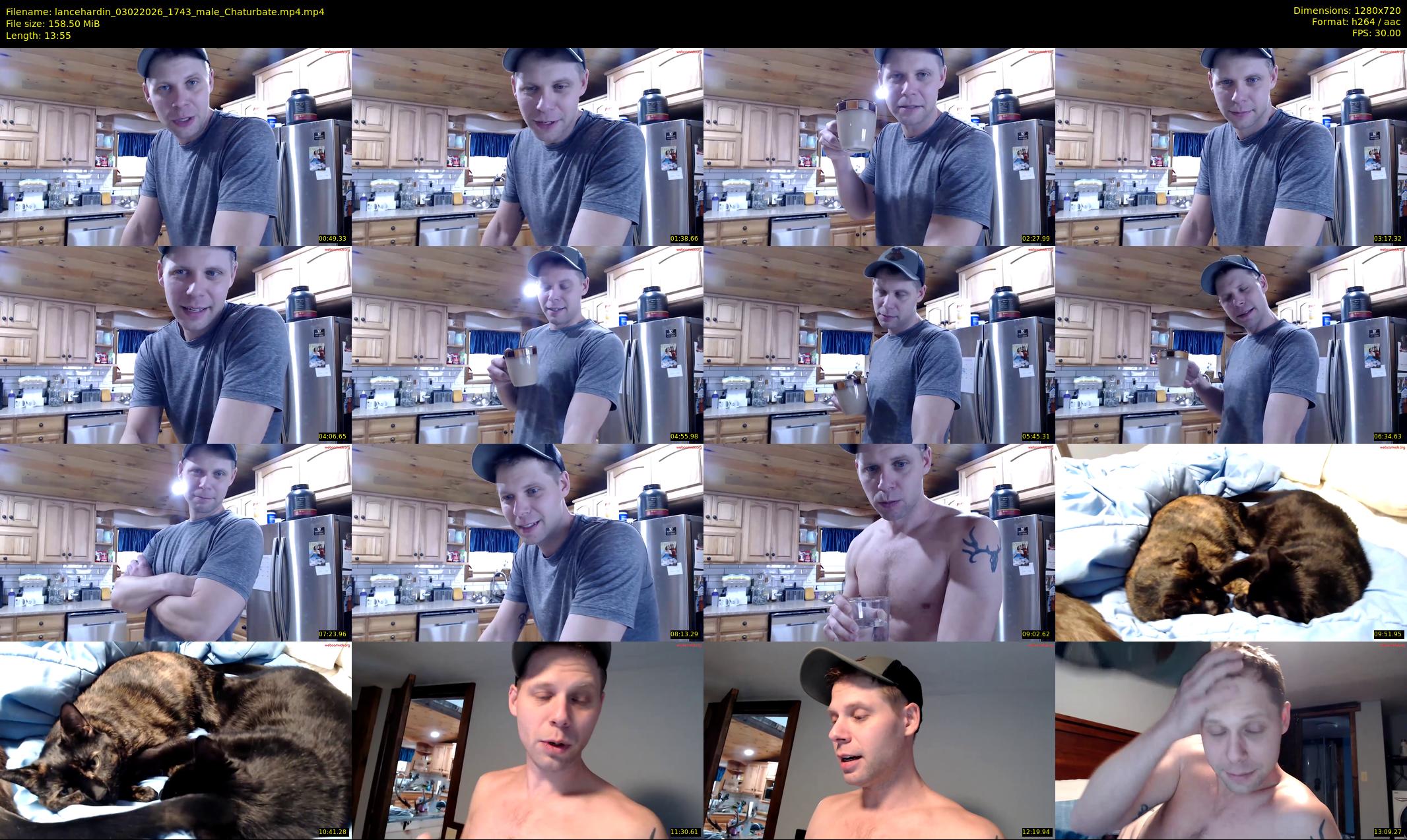 lancehardin — 14 minute Chaturbate male cam show recording, 720p, Feb 3, 2026